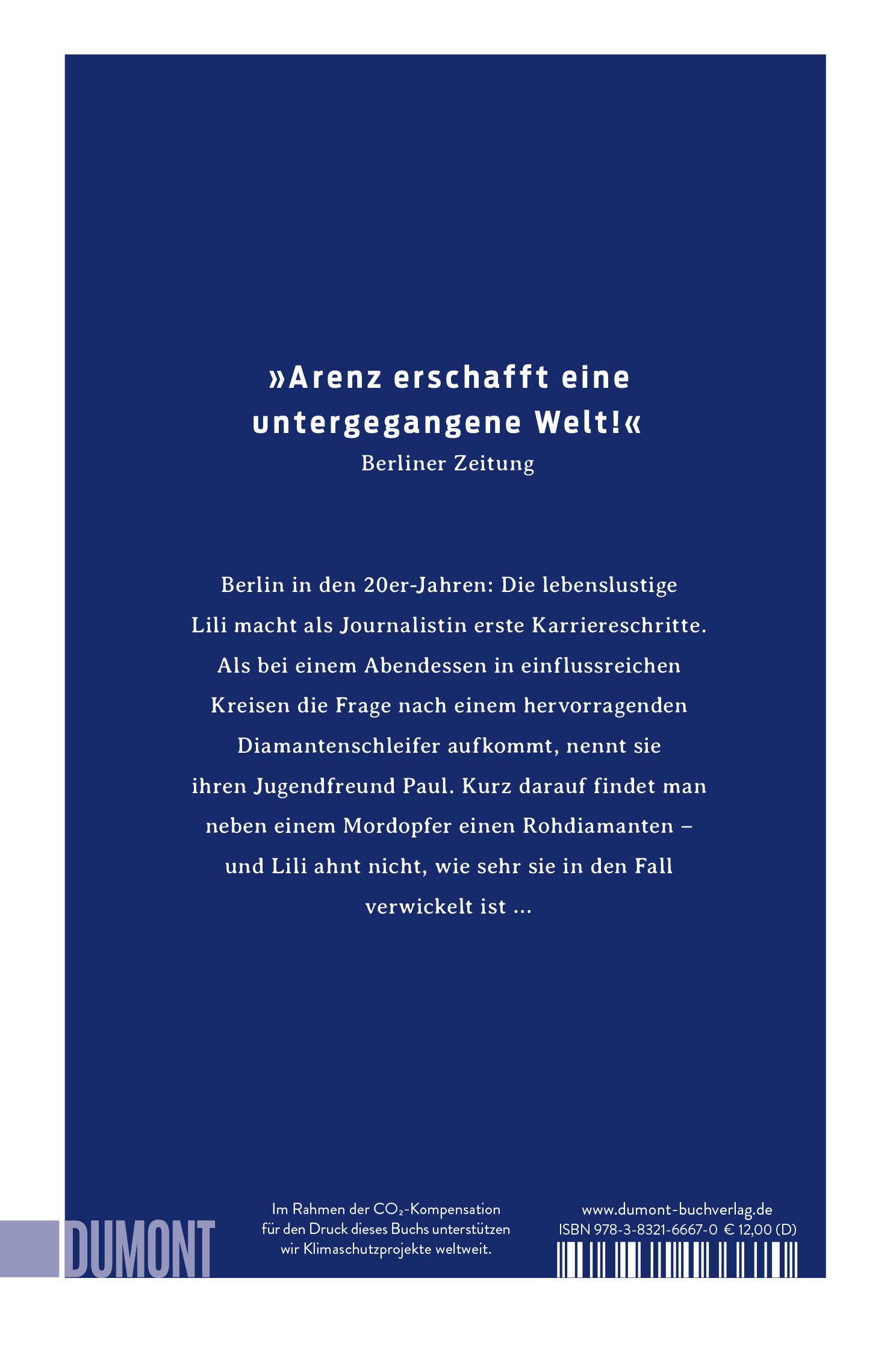 Rückseitencover Das Diamantenmädchen