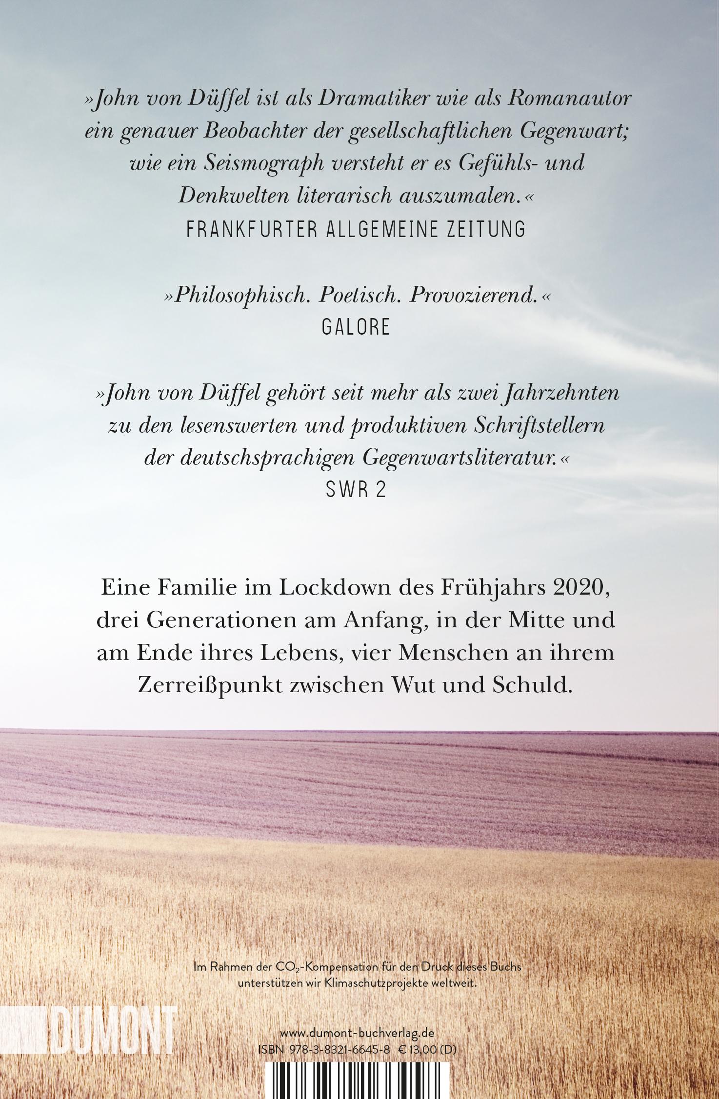 Rückseitencover Die Wütenden und die Schuldigen