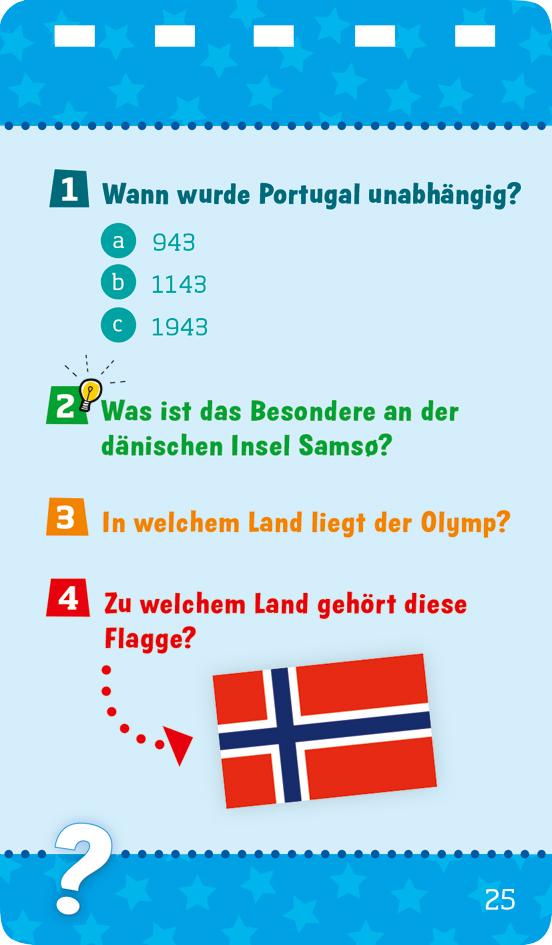 Beispielinhalt (Bild) WAS IST WAS Quiz Europa