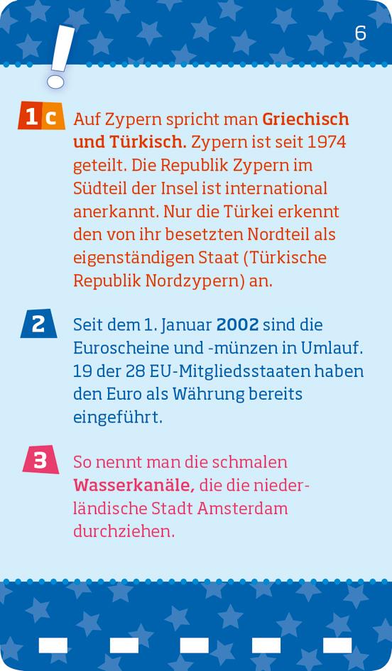 Beispielinhalt (Bild) WAS IST WAS Quiz Europa