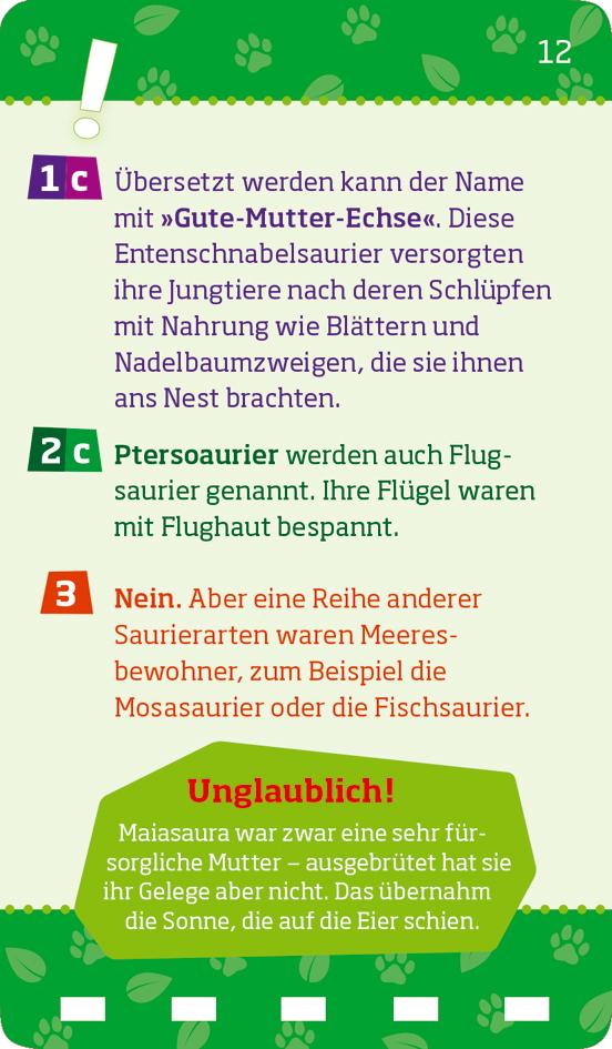 Beispielinhalt (Bild) WAS IST WAS Quiz Tiere