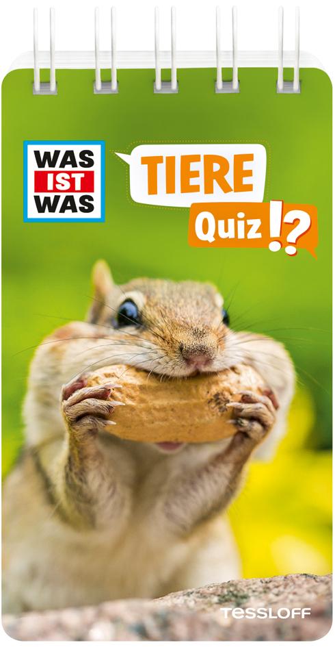Vorderes Coverbild WAS IST WAS Quiz Tiere