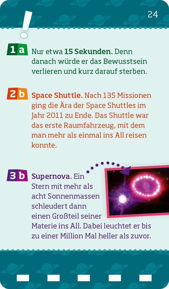 Beispielinhalt (Bild) WAS IST WAS Quiz Weltall