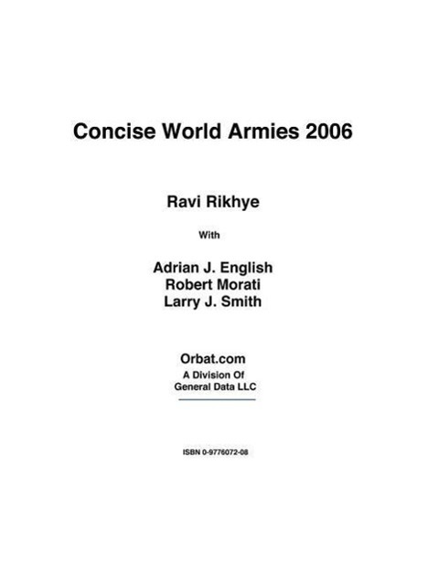 Vorderes Coverbild Concise World Armies 2006