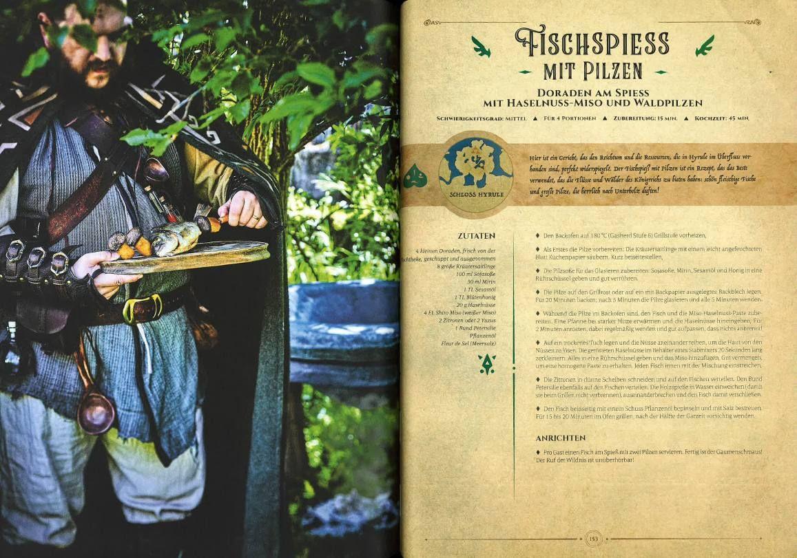 Beispielinhalt (Bild) Die legendäre Küche von Zelda - Magische Rezepte inspiriert von der Videogame-Saga