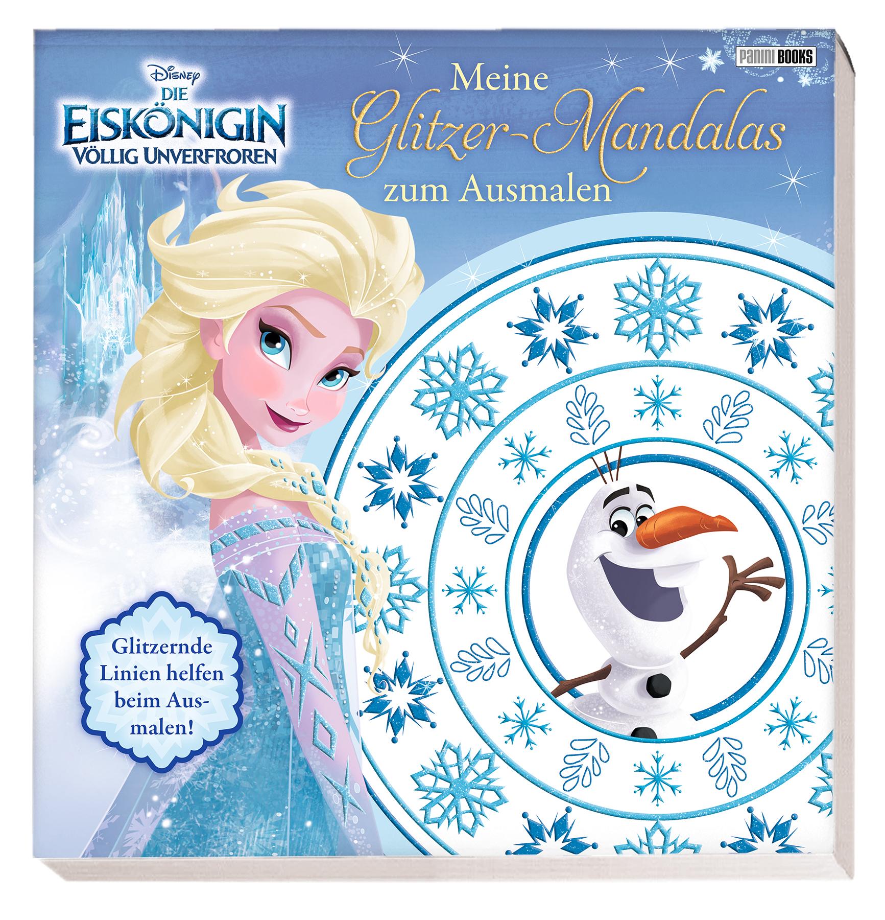 Vorderes Coverbild Disney Die Eiskönigin: Meine Glitzer-Mandalas zum Ausmalen