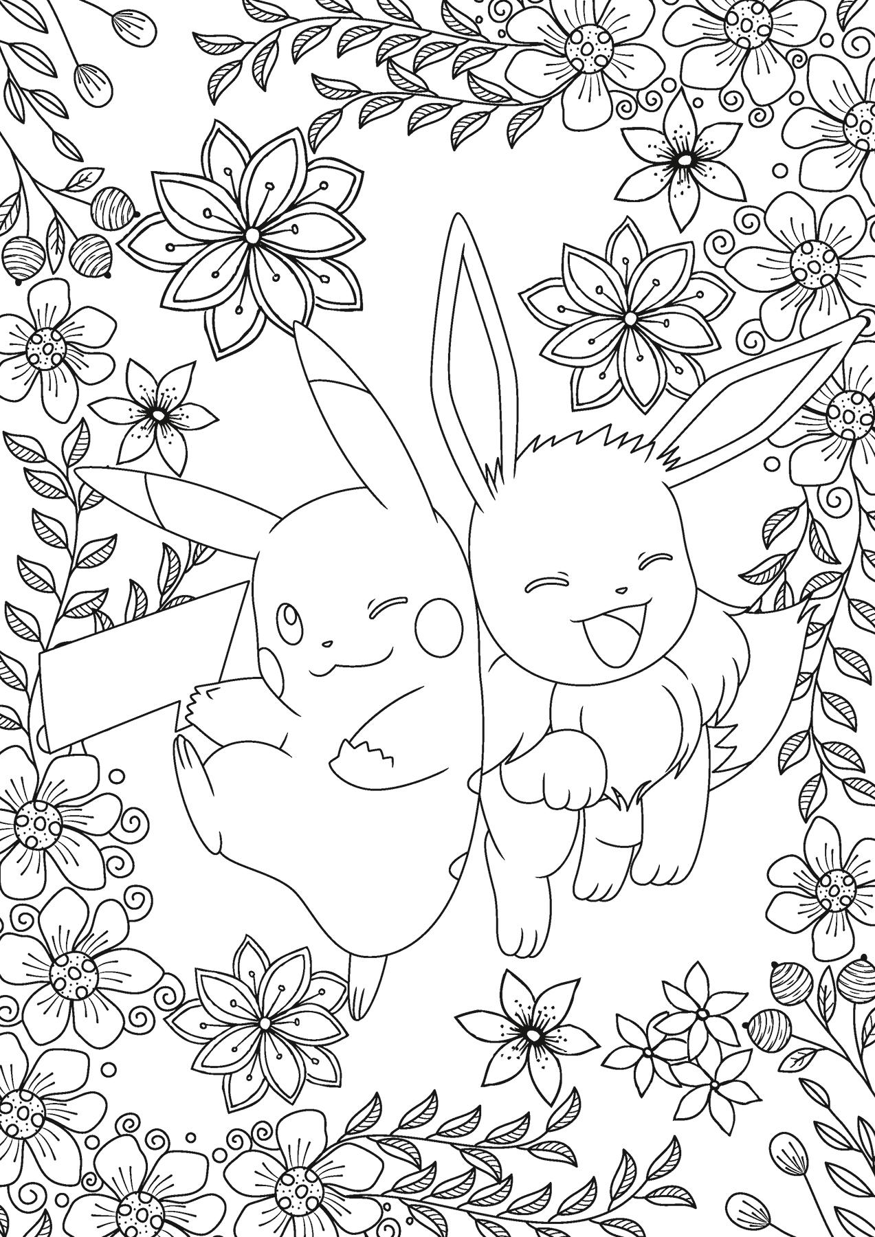 Beispielinhalt (Bild) Pokémon: Mein großer Kreativblock