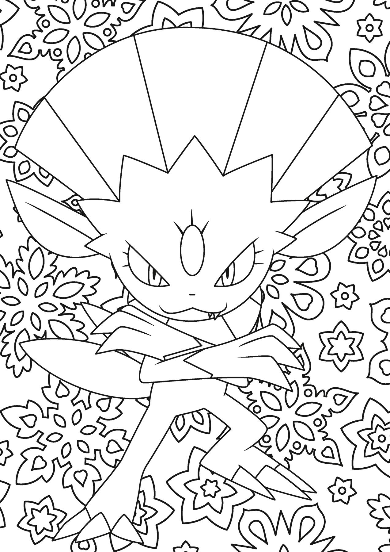 Beispielinhalt (Bild) Pokémon: Mein großer Kreativblock