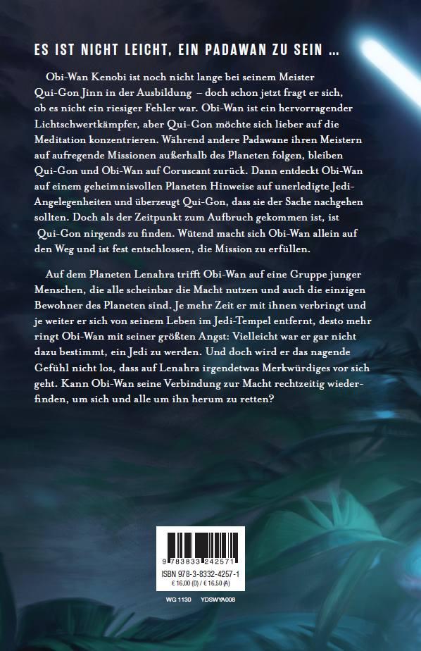 Rückseitencover Star Wars: Padawan