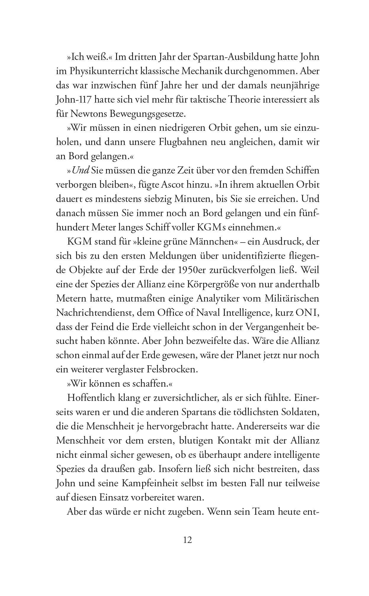 Beispielinhalt (Bild) Halo: Stiller Sturm - Ein Master-Chief-Roman