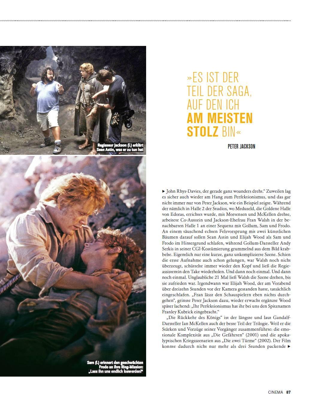 Beispielinhalt (Bild) Cinema präsentiert: Der Herr der Ringe - Die Chronik