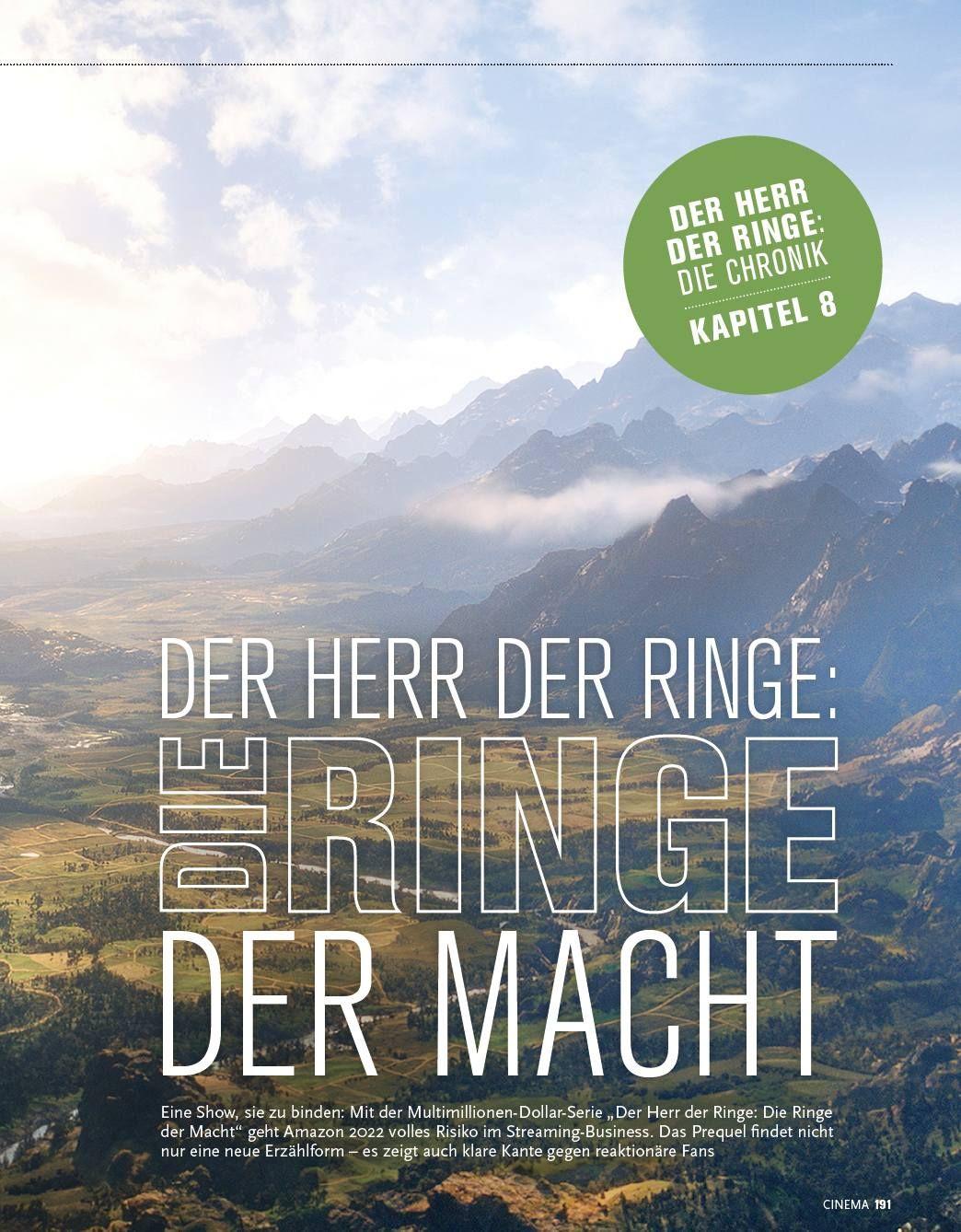 Beispielinhalt (Bild) Cinema präsentiert: Der Herr der Ringe - Die Chronik