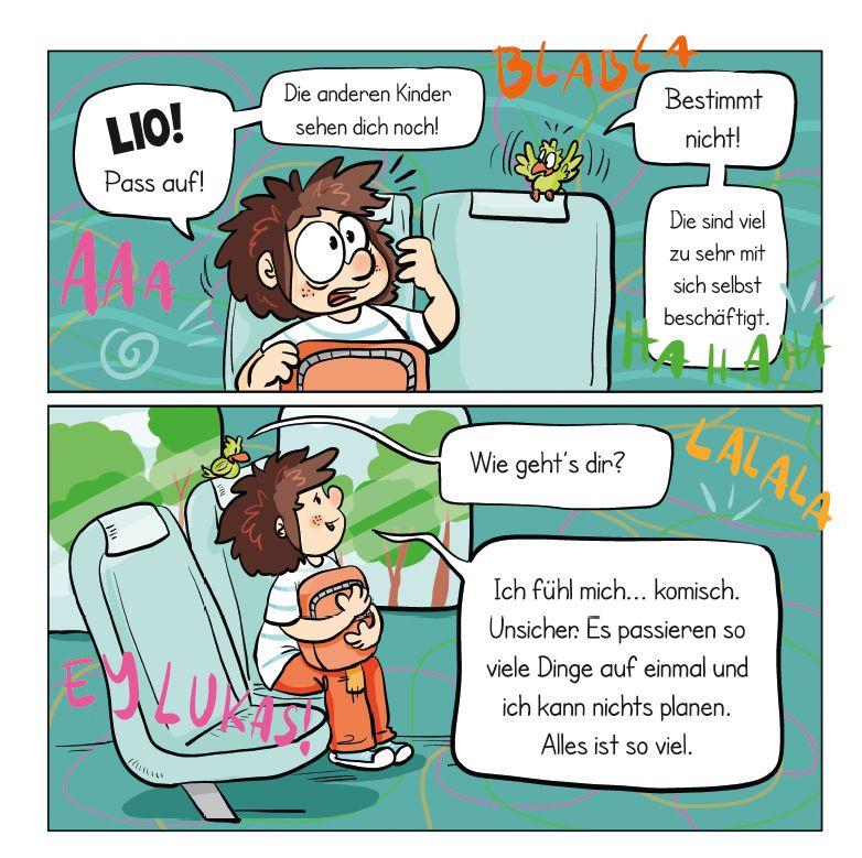 Beispielinhalt (Bild) Lisa und Lio: Das Mädchen und der Alien-Fuchs