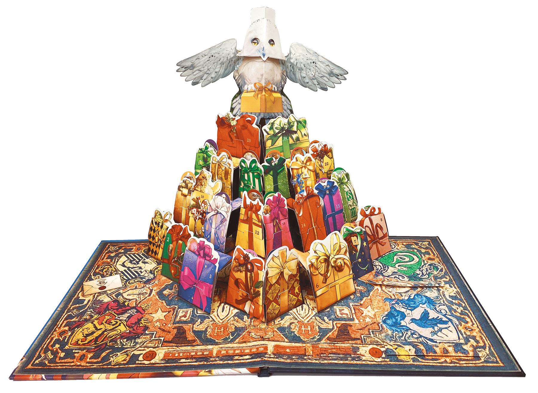 Beispielinhalt (Bild) Aus den Filmen zu Harry Potter: Hedwig - ein magischer Pop-up Adventskalender