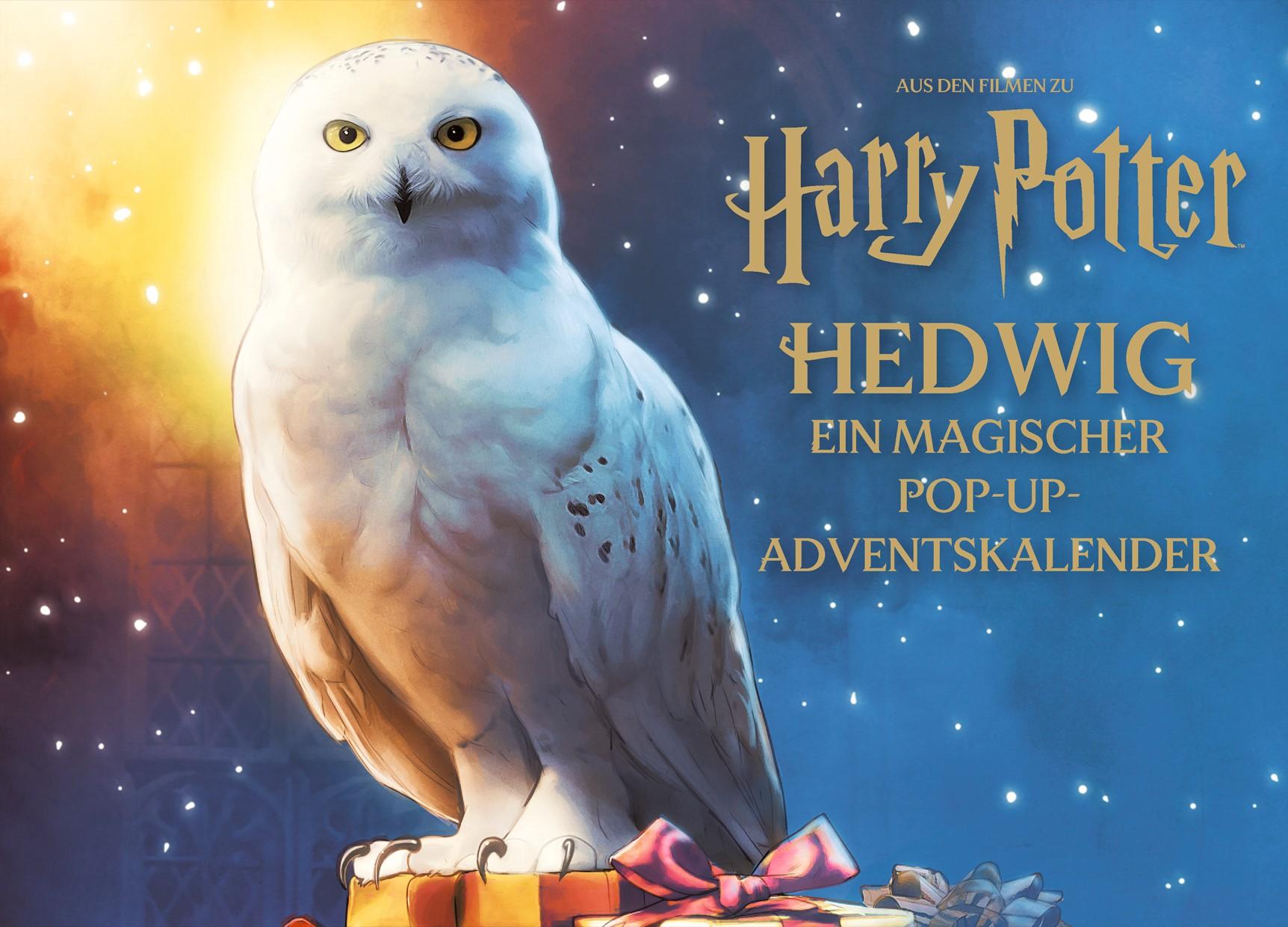 Beispielinhalt (Bild) Aus den Filmen zu Harry Potter: Hedwig - ein magischer Pop-up Adventskalender