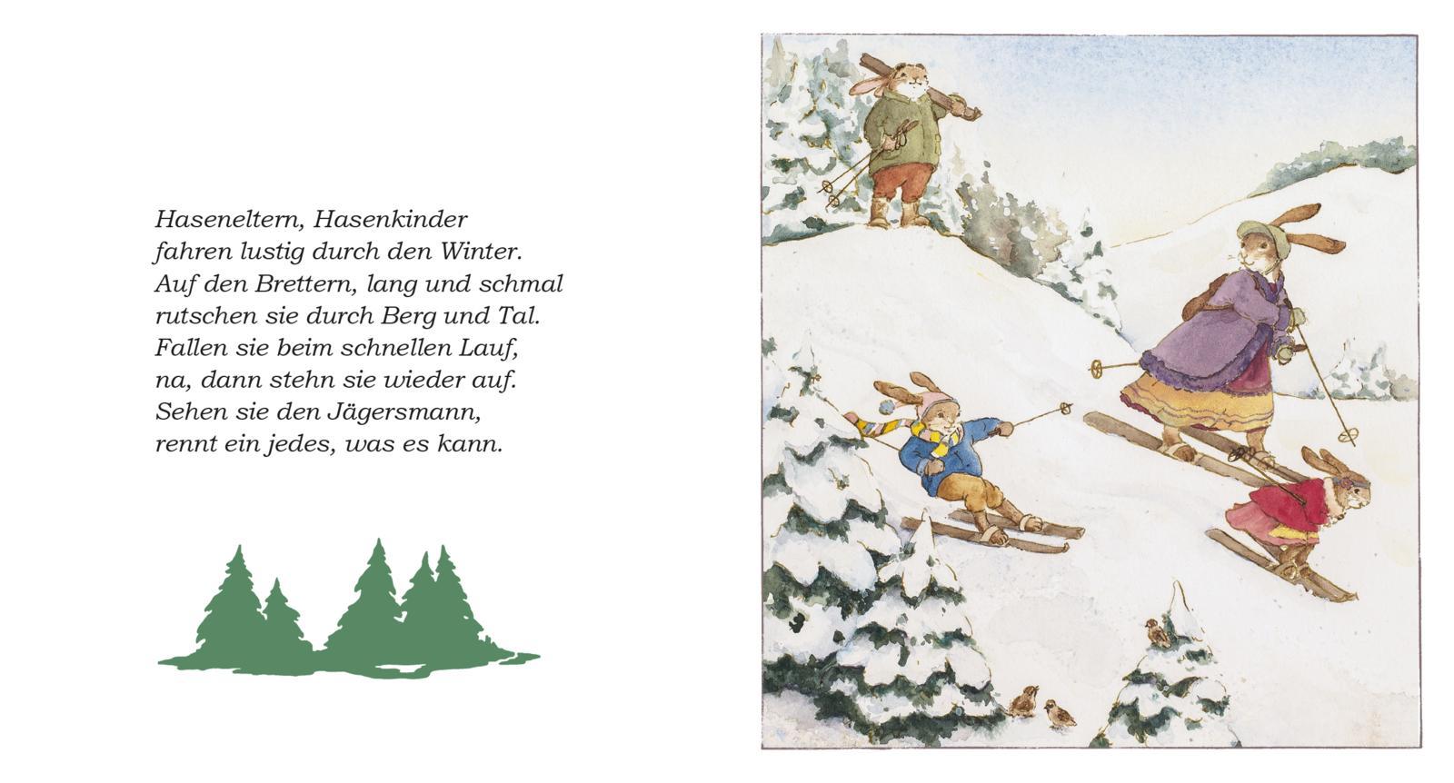 Beispielinhalt (Bild) Die Häschenschule: Winter in der Häschenschule