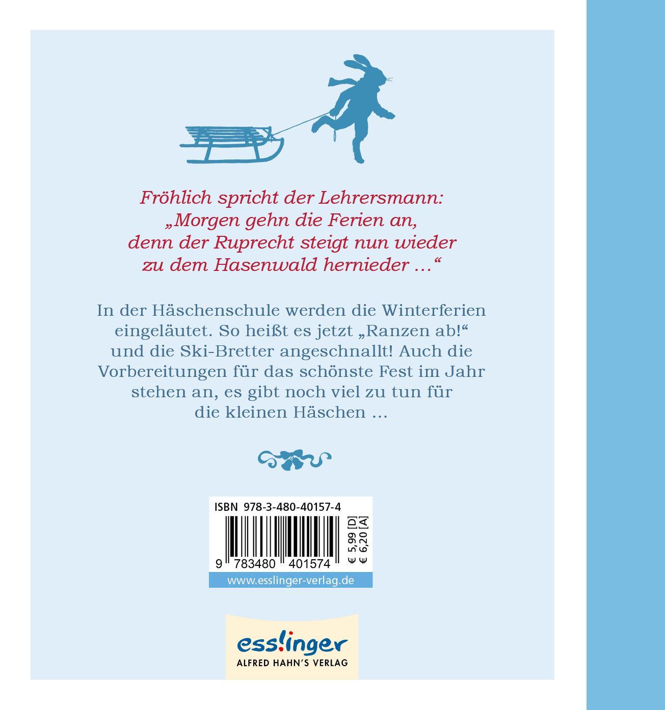 Rückseitencover Die Häschenschule: Winter in der Häschenschule