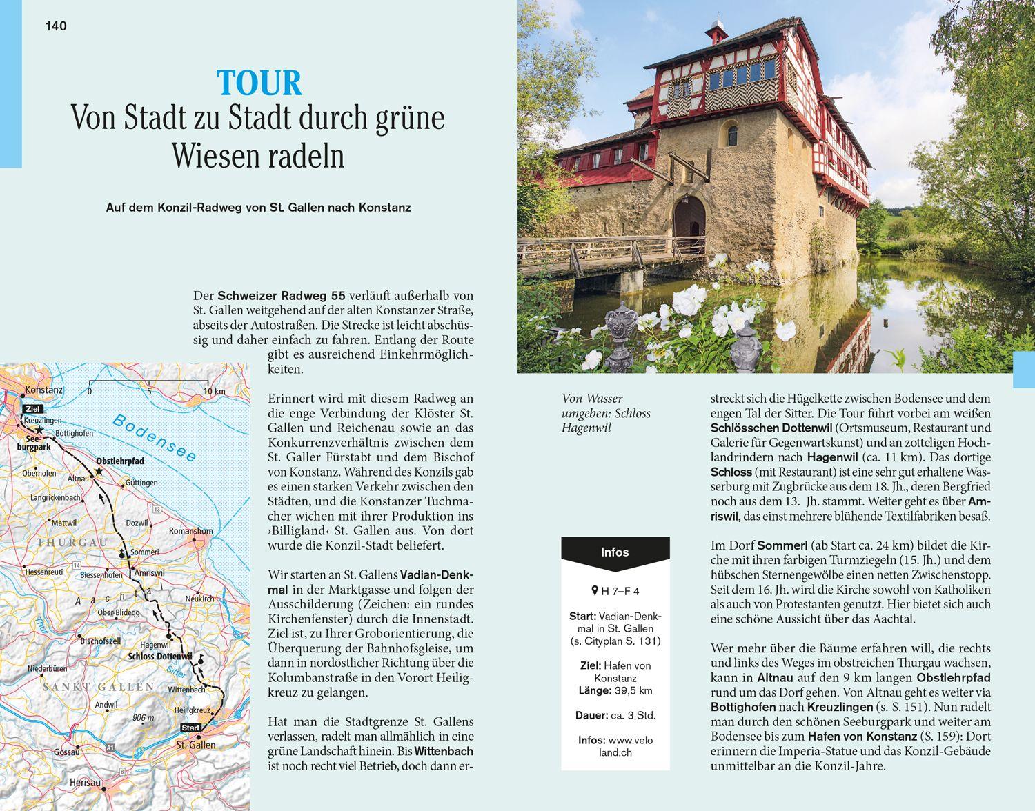 Beispielinhalt (Bild) DuMont Reise-Taschenbuch Reiseführer Bodensee