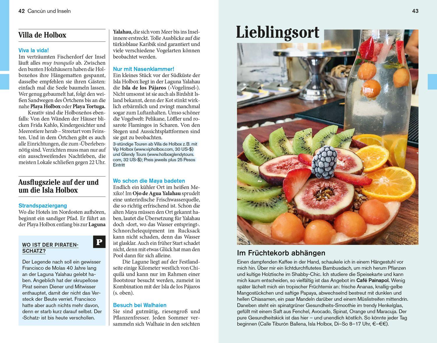 Beispielinhalt (Bild) DuMont Reise-Taschenbuch Reiseführer Yucatán & Chiapas