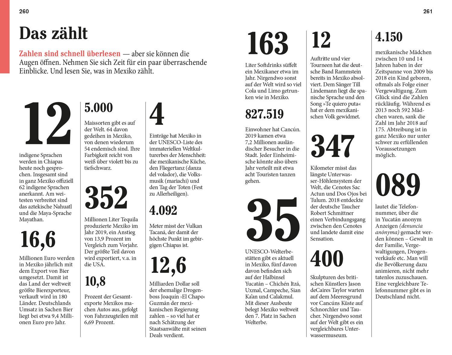 Beispielinhalt (Bild) DuMont Reise-Taschenbuch Reiseführer Yucatán & Chiapas