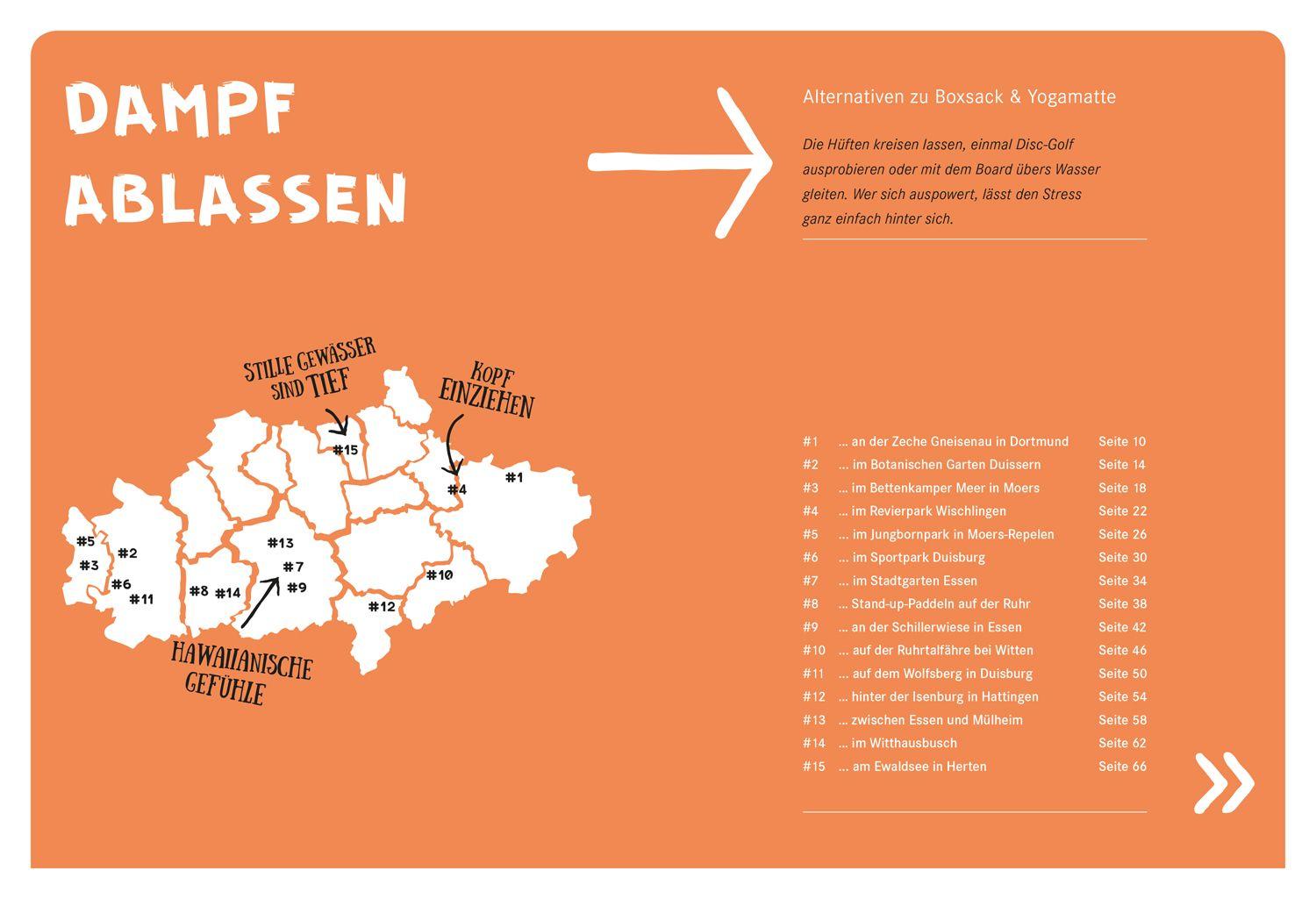 Beispielinhalt (Bild) 52 kleine & große Feierabend-Eskapaden Ruhrstädte