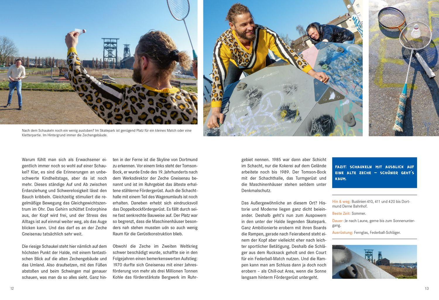 Beispielinhalt (Bild) 52 kleine & große Feierabend-Eskapaden Ruhrstädte