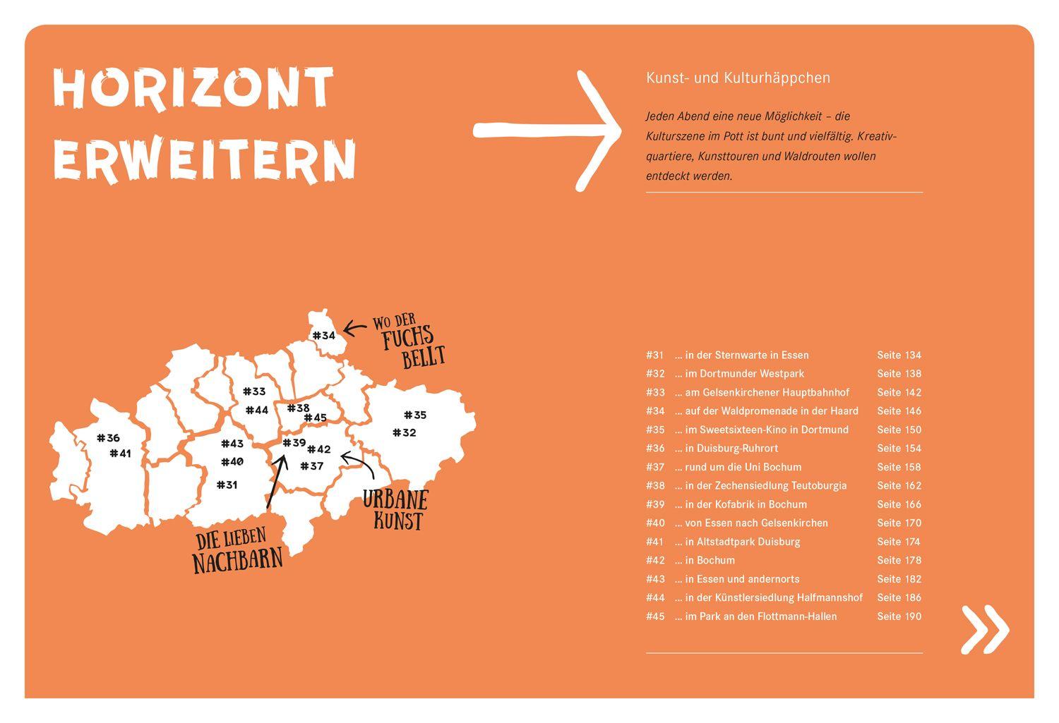 Beispielinhalt (Bild) 52 kleine & große Feierabend-Eskapaden Ruhrstädte