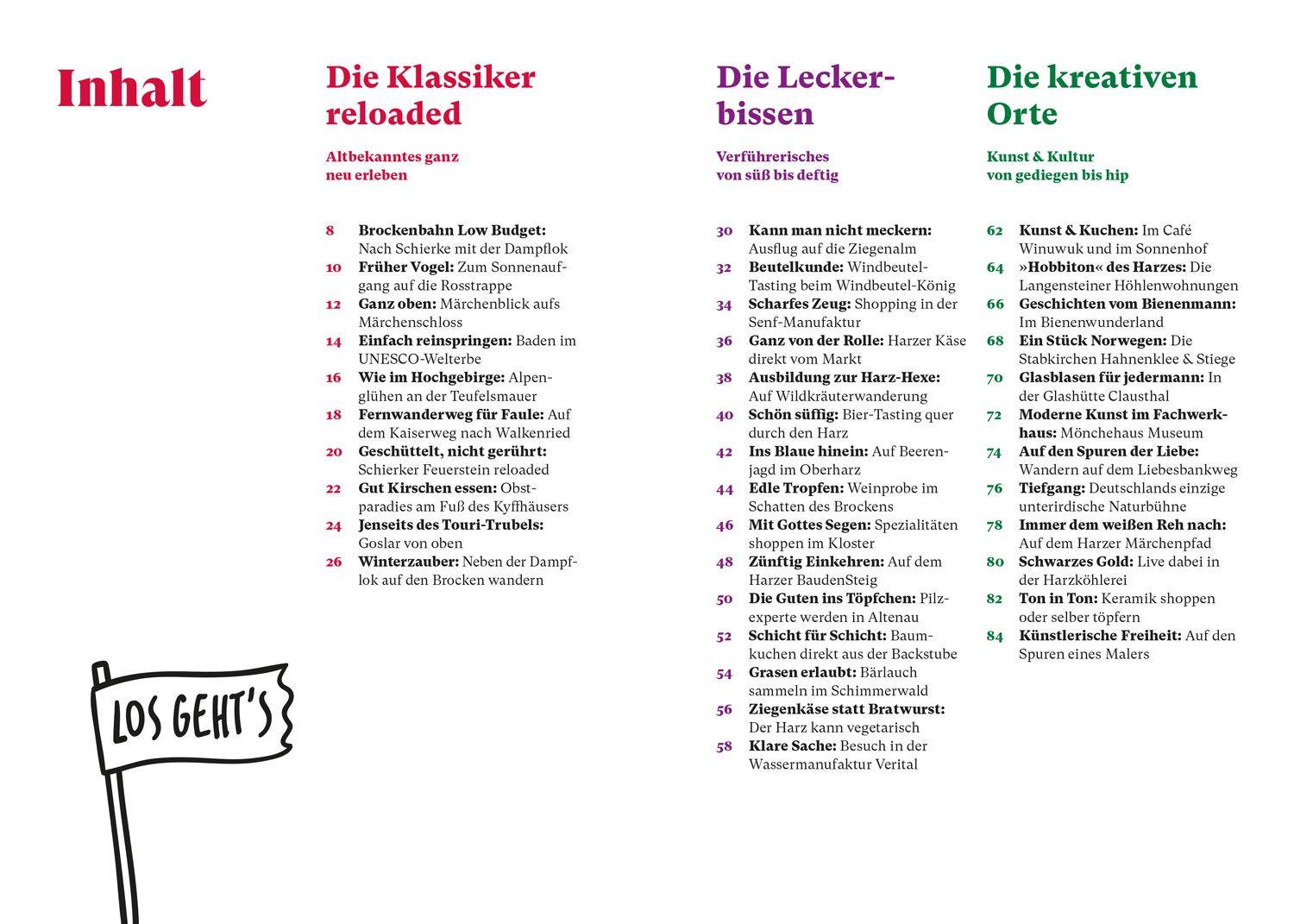 Beispielinhalt (Bild) MARCO POLO Insider-Trips Harz