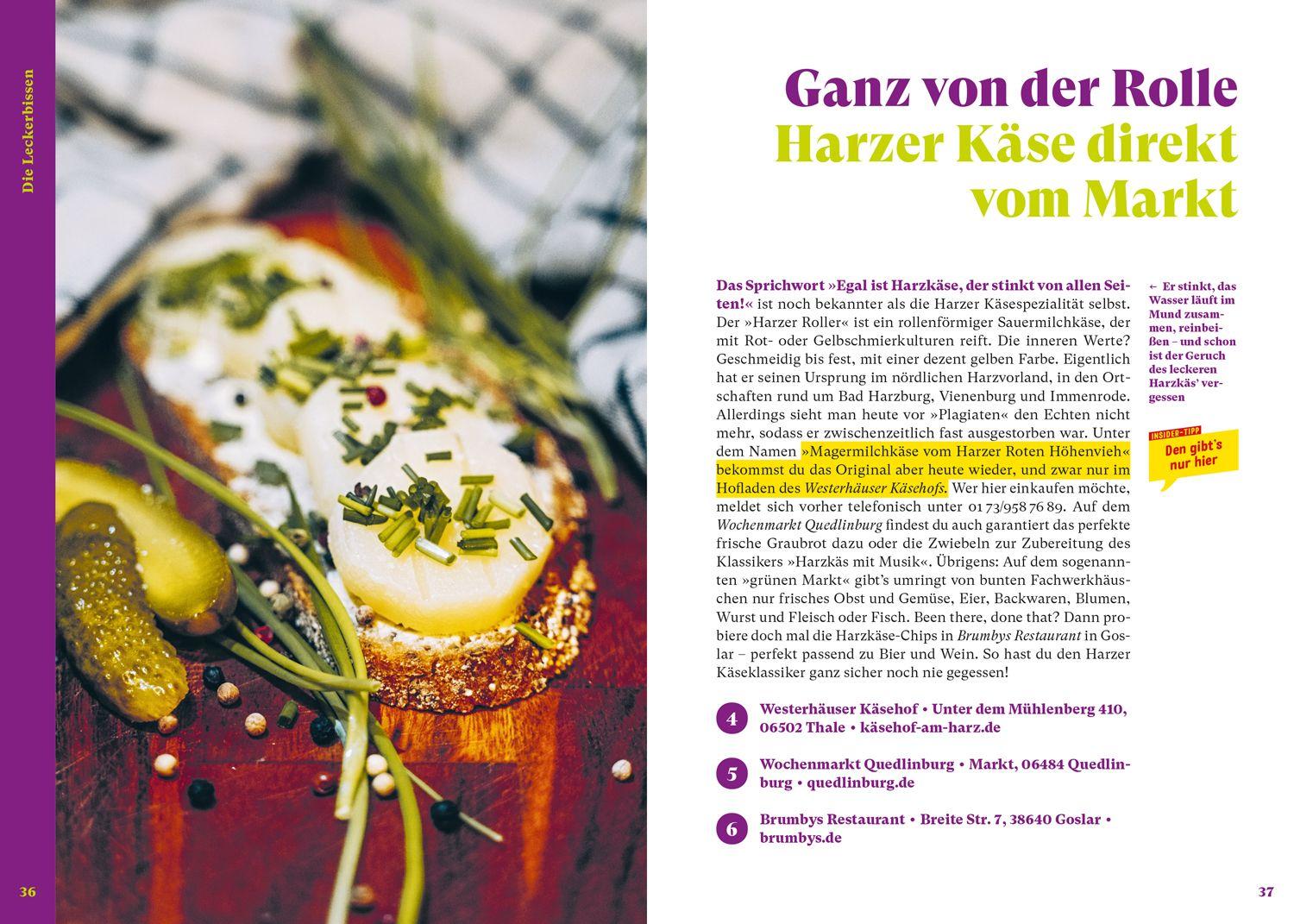 Beispielinhalt (Bild) MARCO POLO Insider-Trips Harz