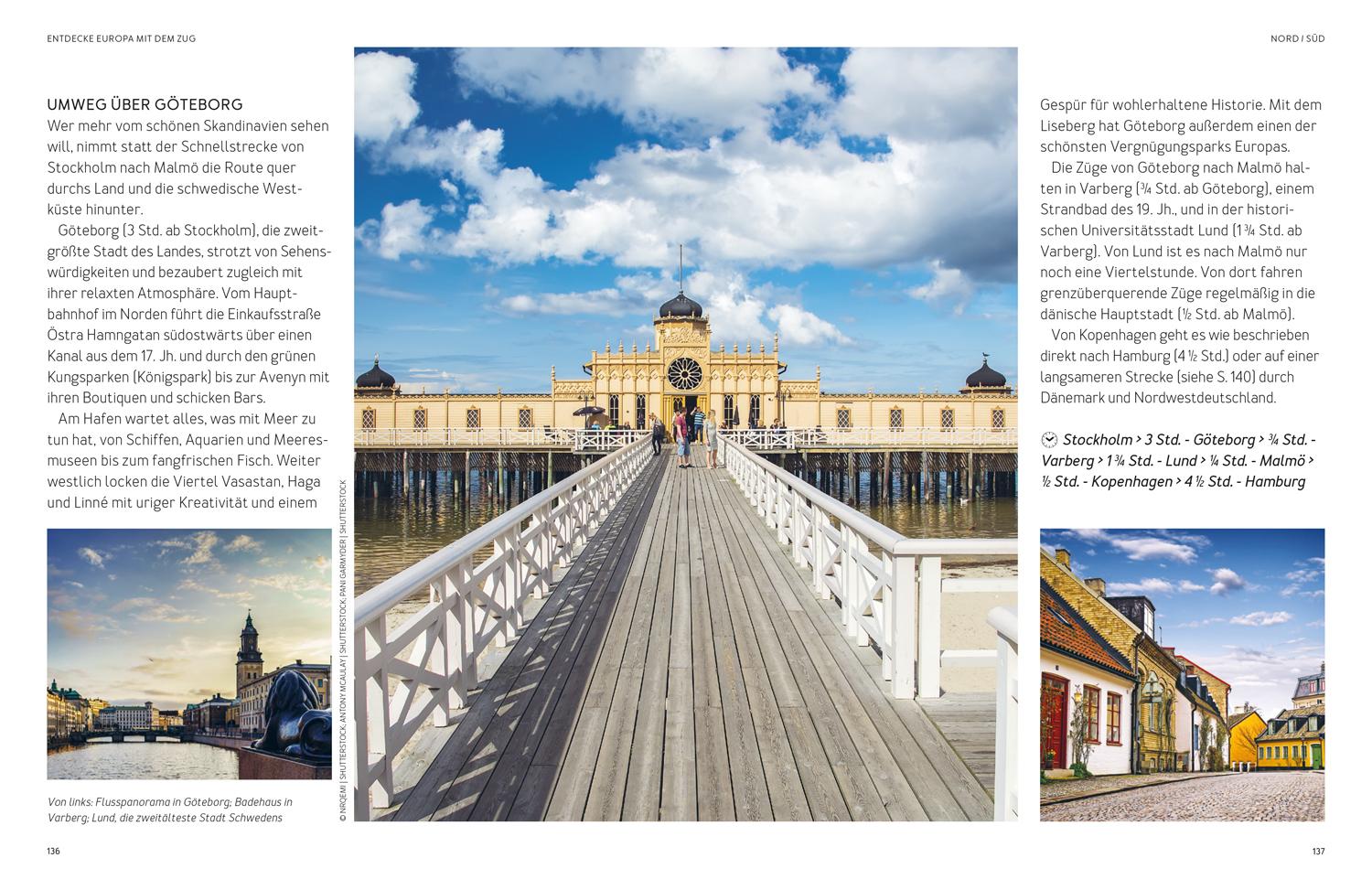 Beispielinhalt (Bild) LONELY PLANET Bildband Entdecke Europa mit dem Zug