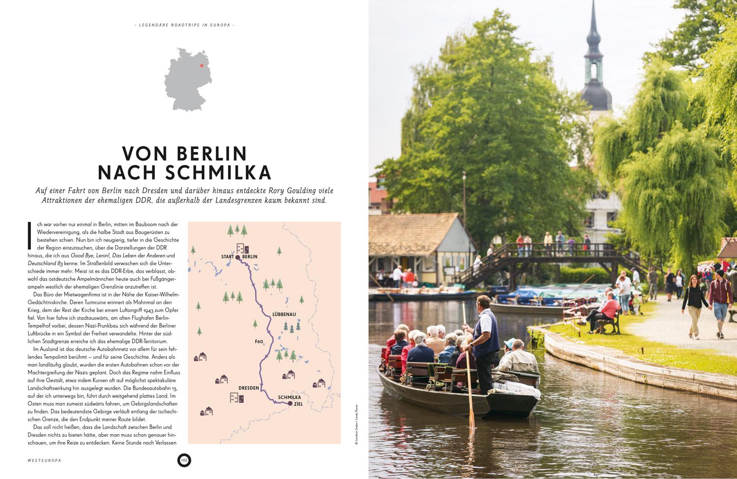 Beispielinhalt (Bild) LONELY PLANET Bildband Legendäre Roadtrips in Europa