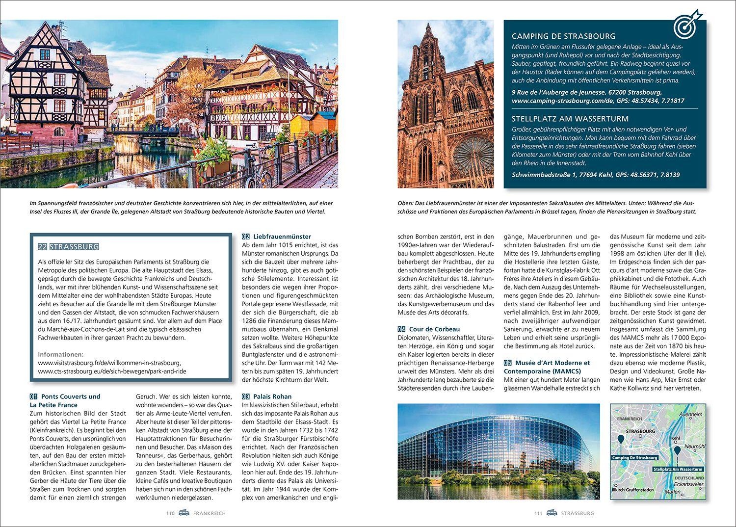 Beispielinhalt (Bild) KUNTH Mit dem Wohnmobil in 60 Städte Europas