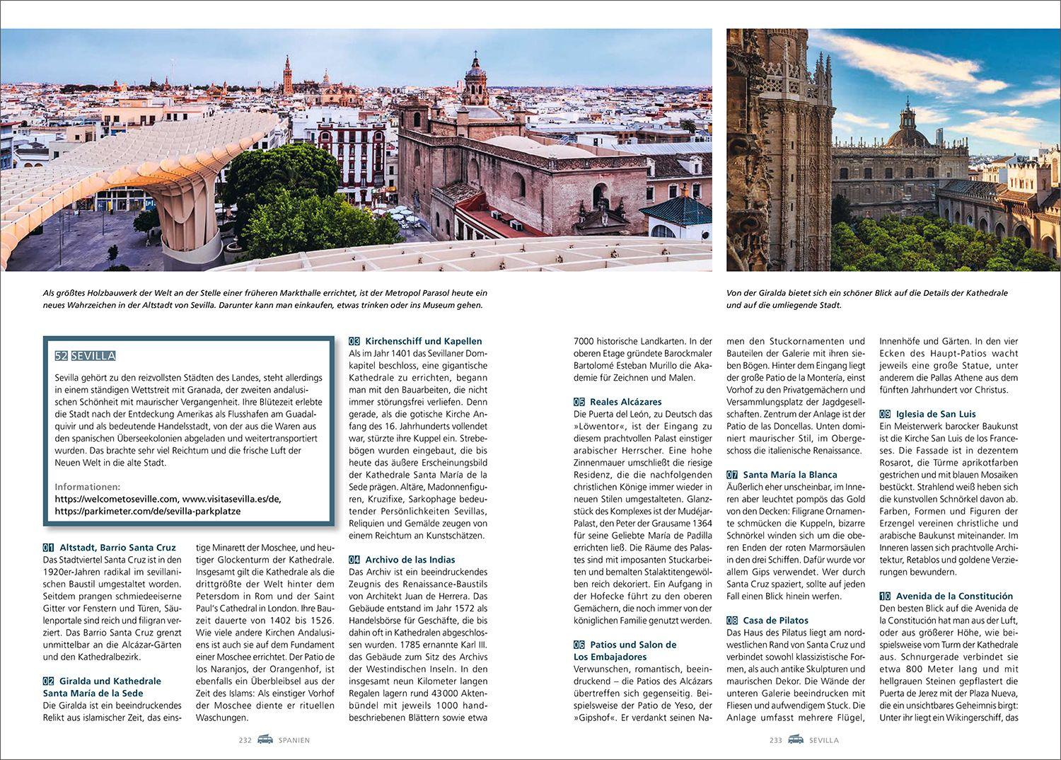 Beispielinhalt (Bild) KUNTH Mit dem Wohnmobil in 60 Städte Europas