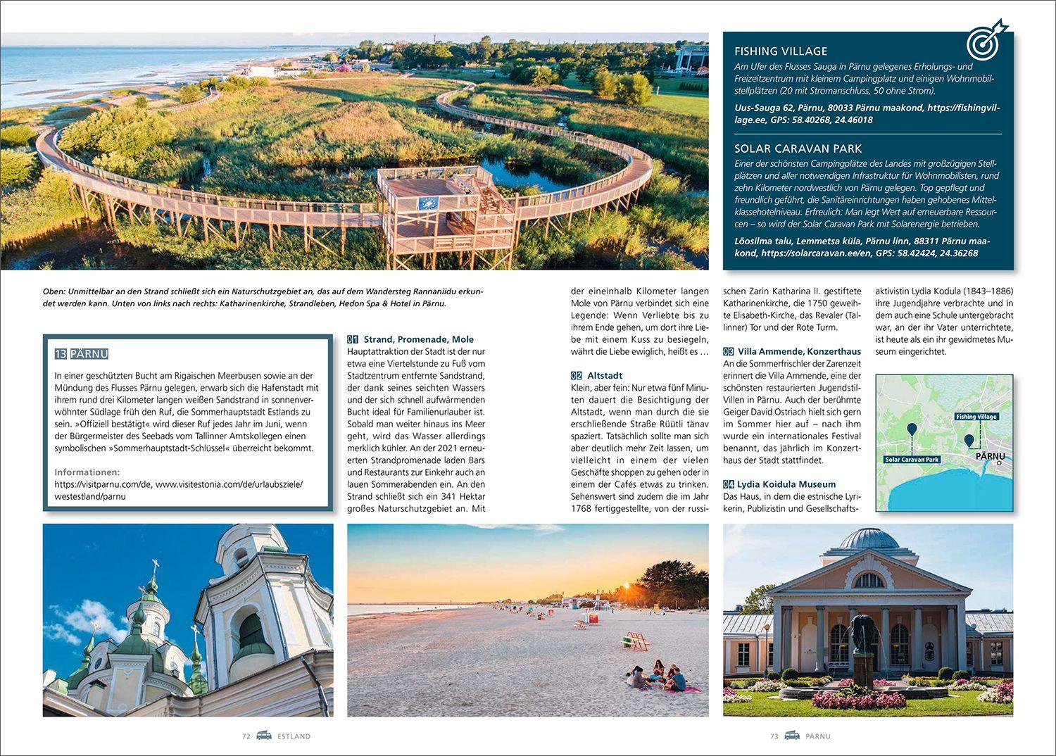 Beispielinhalt (Bild) KUNTH Mit dem Wohnmobil in 60 Städte Europas