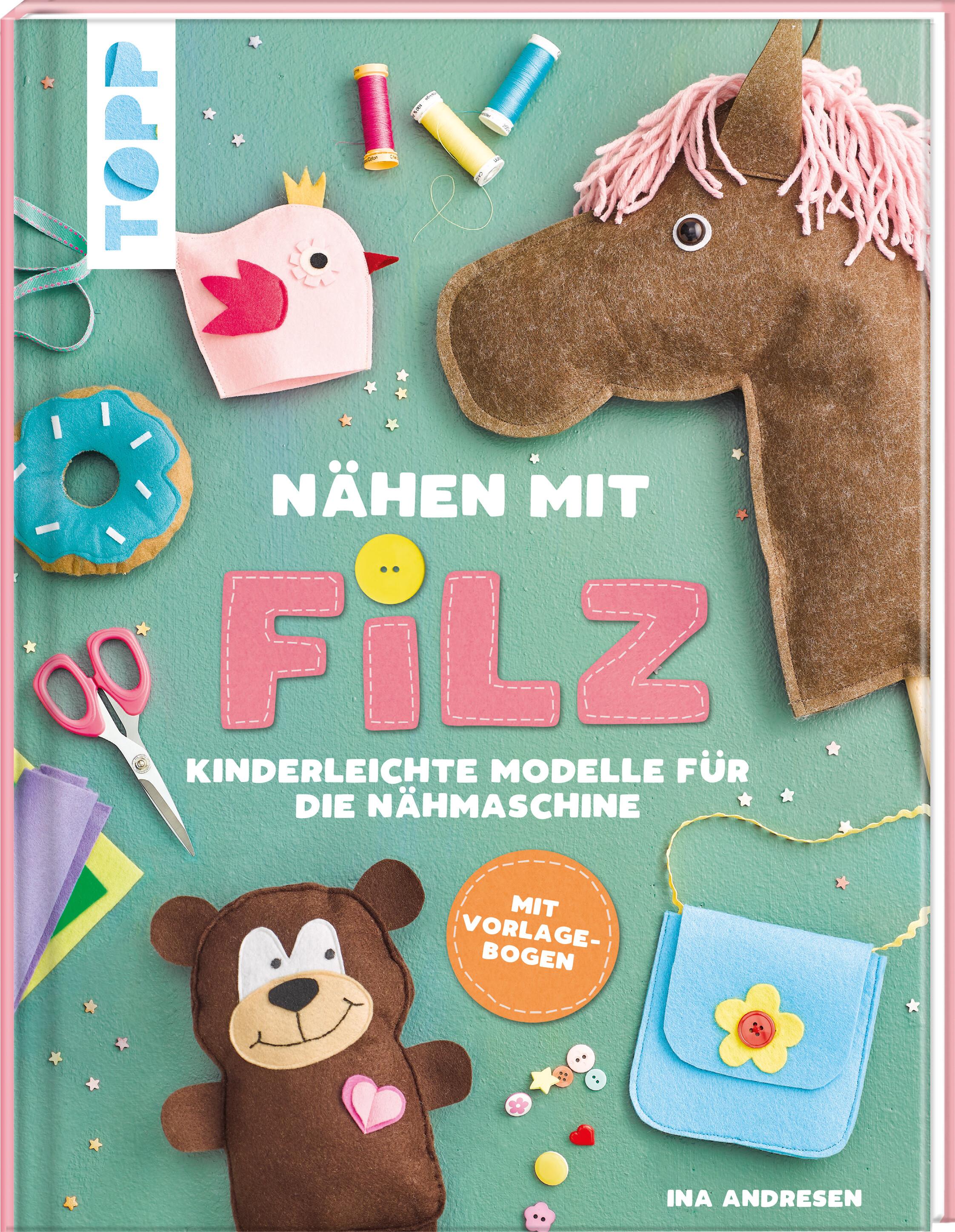 Vorderes Coverbild Nähen mit Filz