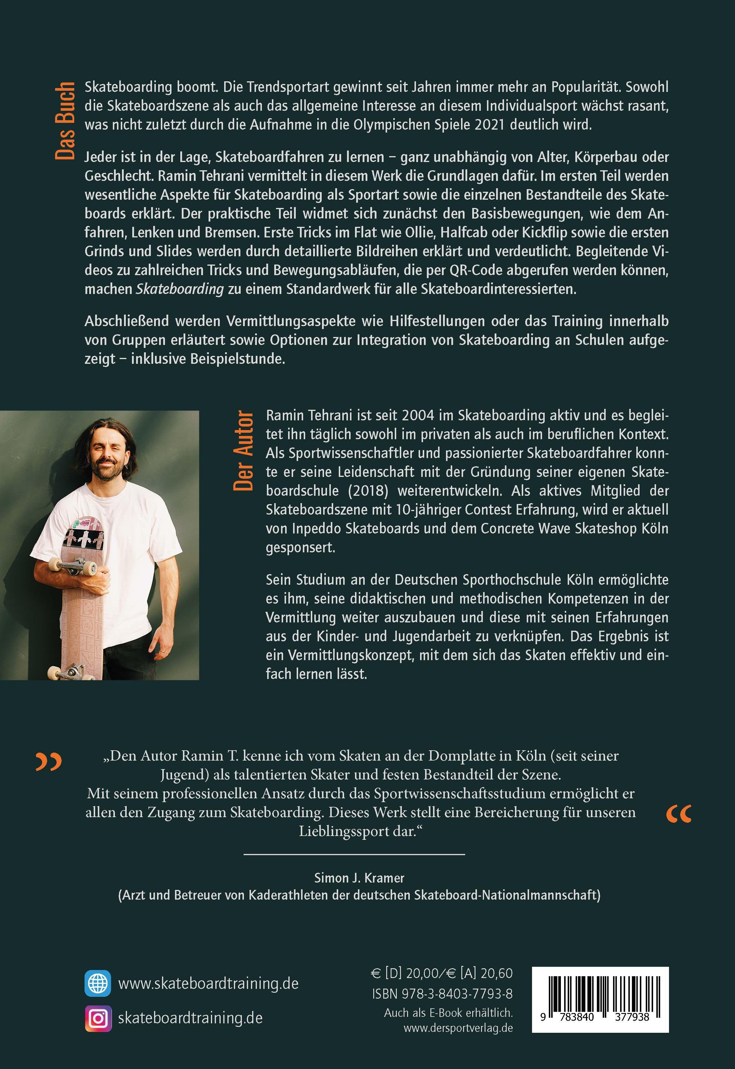 Rückseitencover Skateboarding