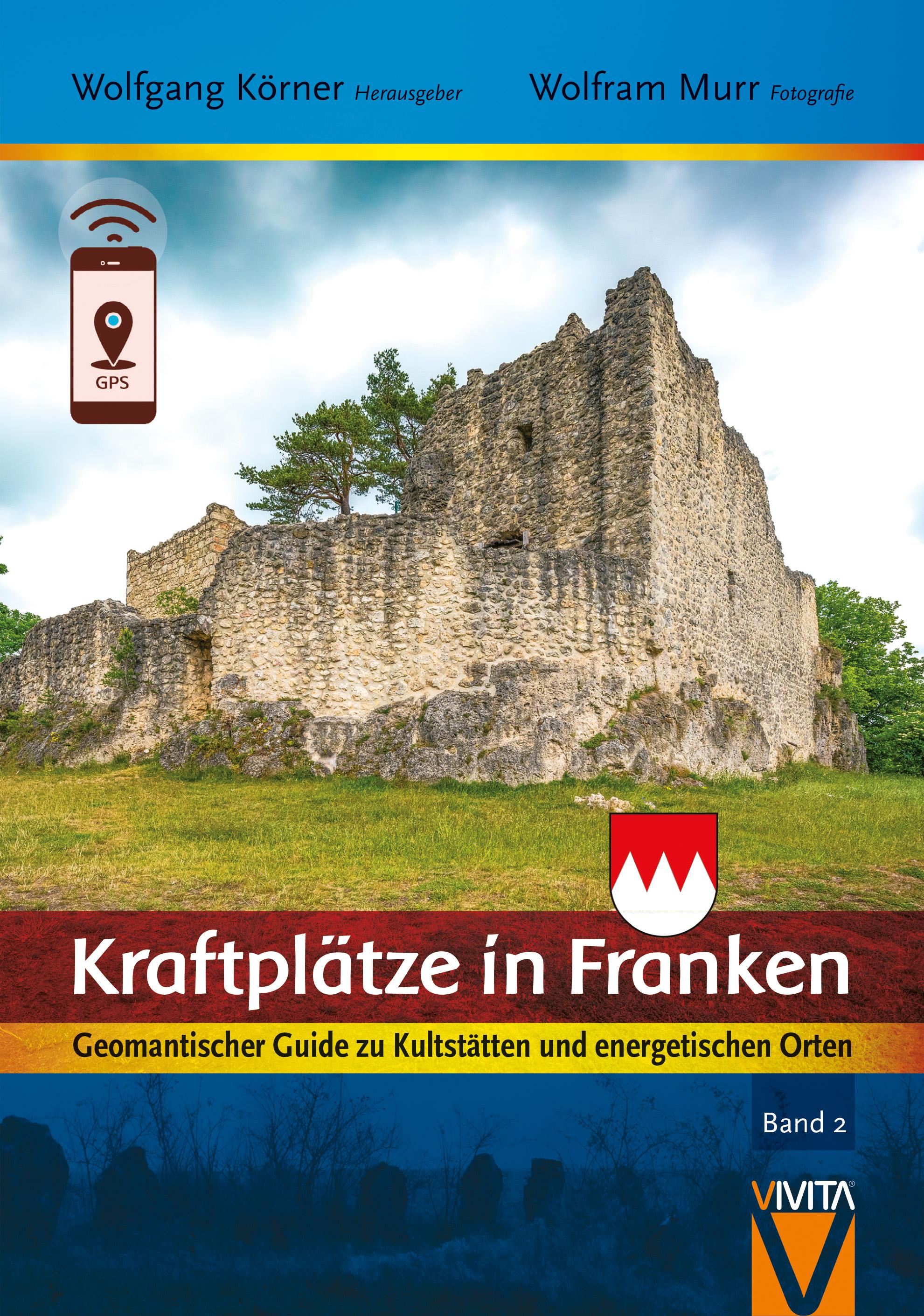 Vorderes Coverbild Kraftplätze in Franken 2