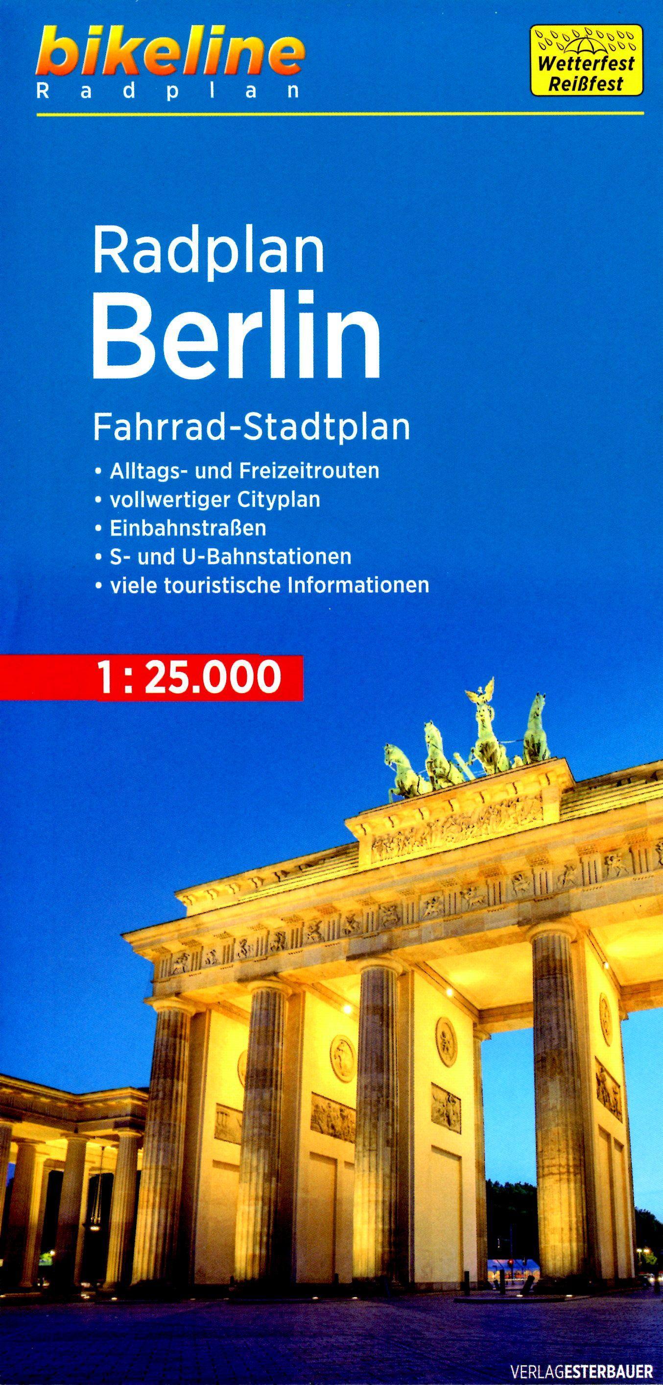 Vorderes Coverbild Radplan Berlin