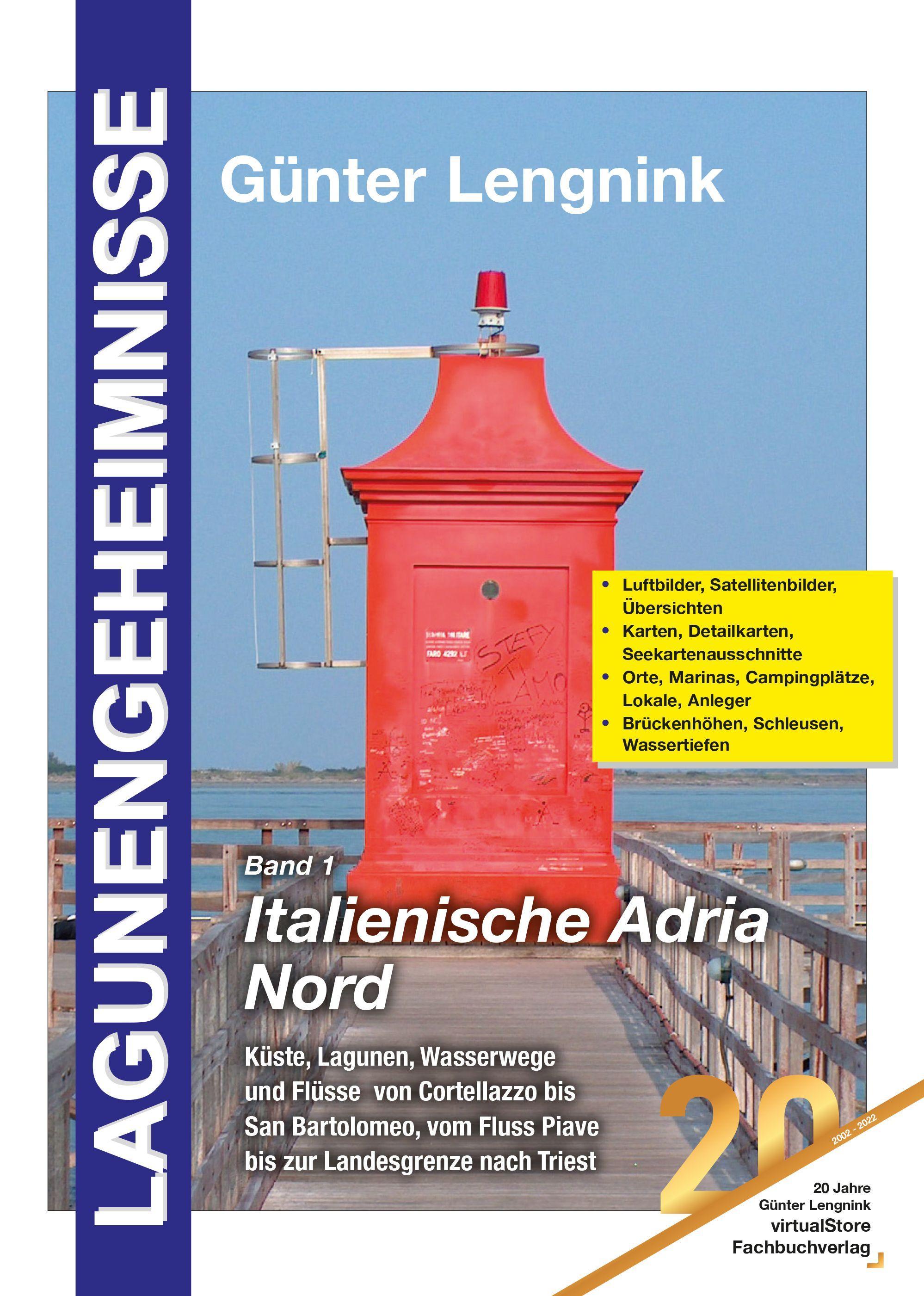 Vorderes Coverbild Lagunengeheimnisse, Band 1, italienische Adria Nord