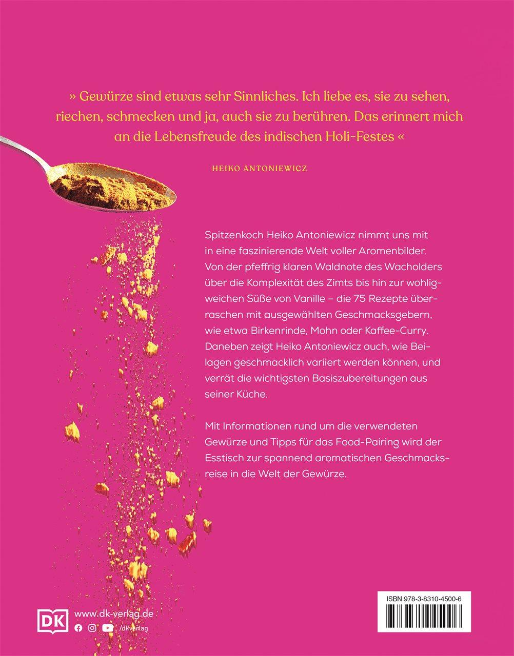 Rückseitencover Gewürze - Das Kochbuch