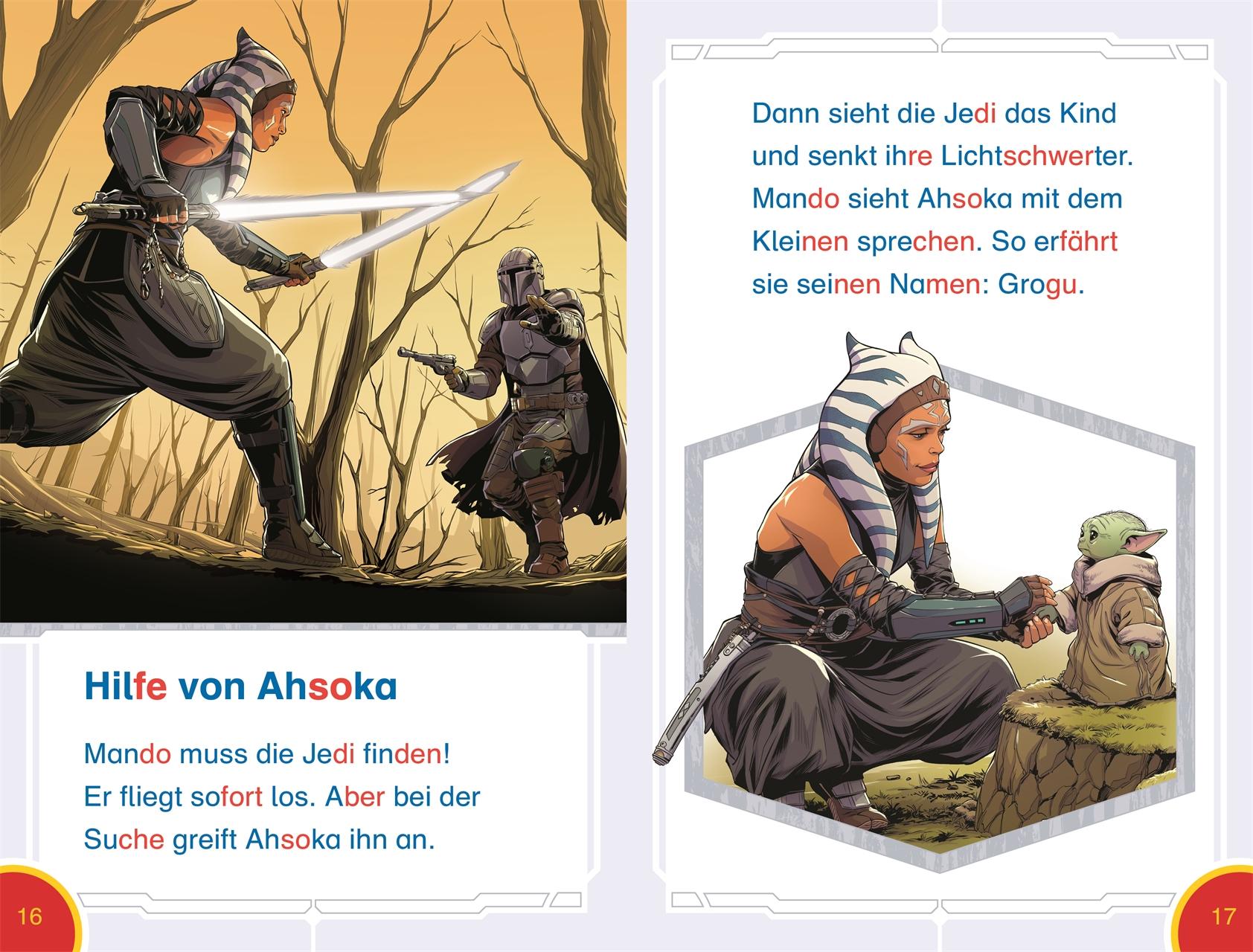 Beispielinhalt (Bild) SUPERLESER! Star Wars(TM) The Mandalorian Grogus Abenteuer