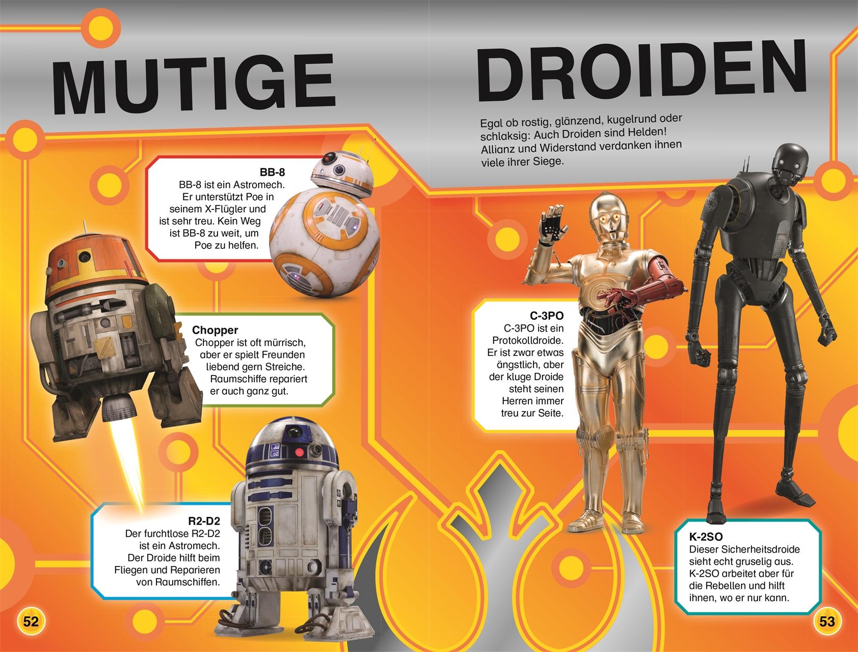 Beispielinhalt (Bild) SUPERLESER! Star Wars(TM) Mutige Helden