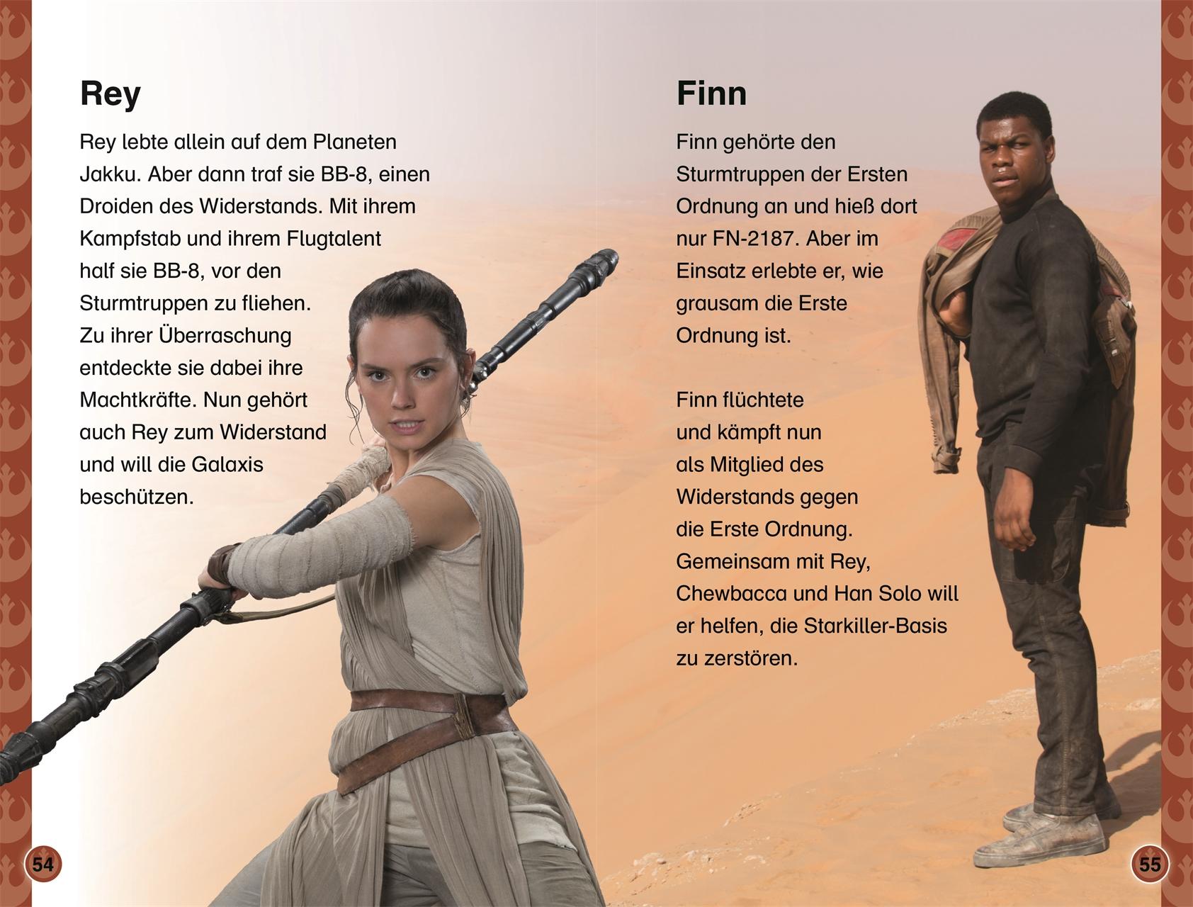 Beispielinhalt (Bild) SUPERLESER! Star Wars(TM) Mutige Helden