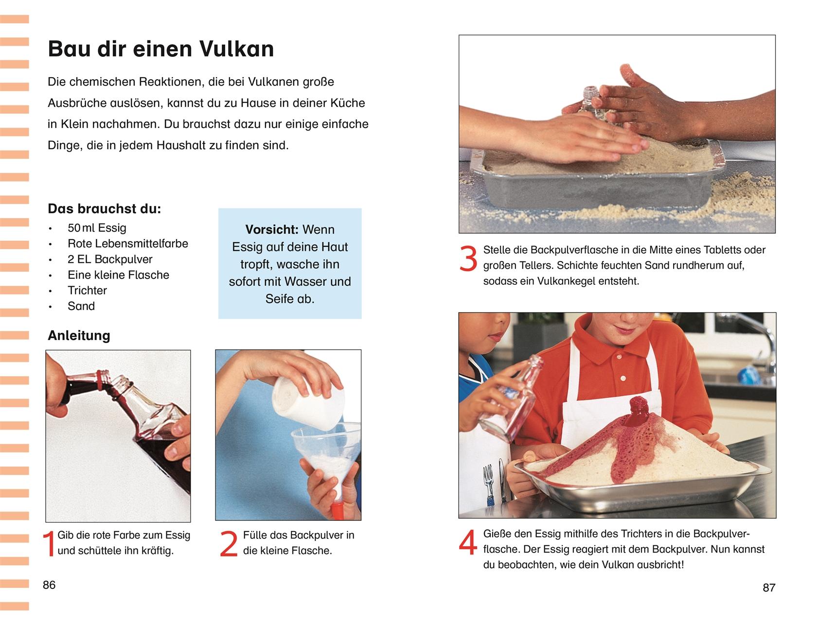 Beispielinhalt (Bild) SUPERLESER! Gefahr am Vulkan