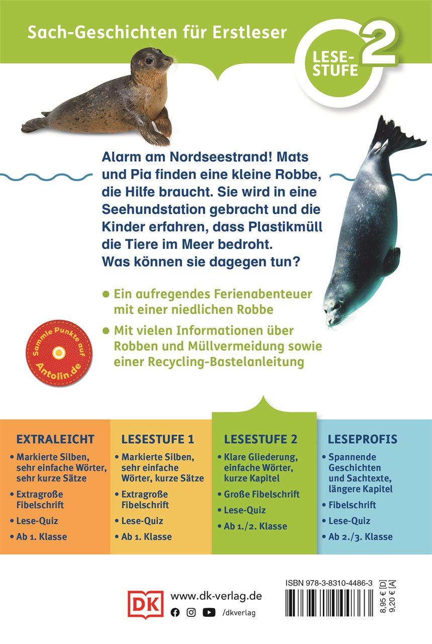 Rückseitencover SUPERLESER! Mats und Pia retten eine Robbe