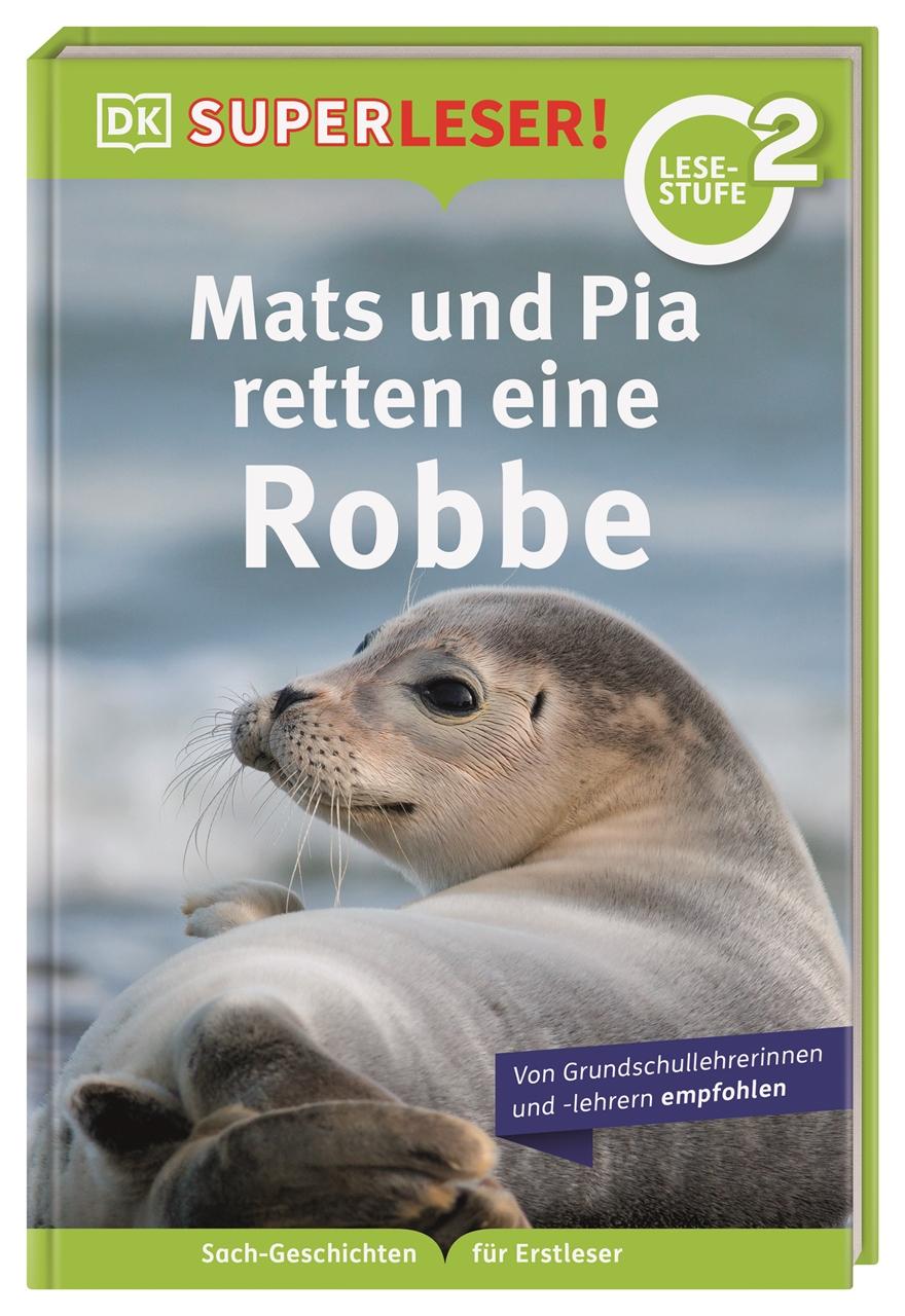 Vorderes Coverbild SUPERLESER! Mats und Pia retten eine Robbe