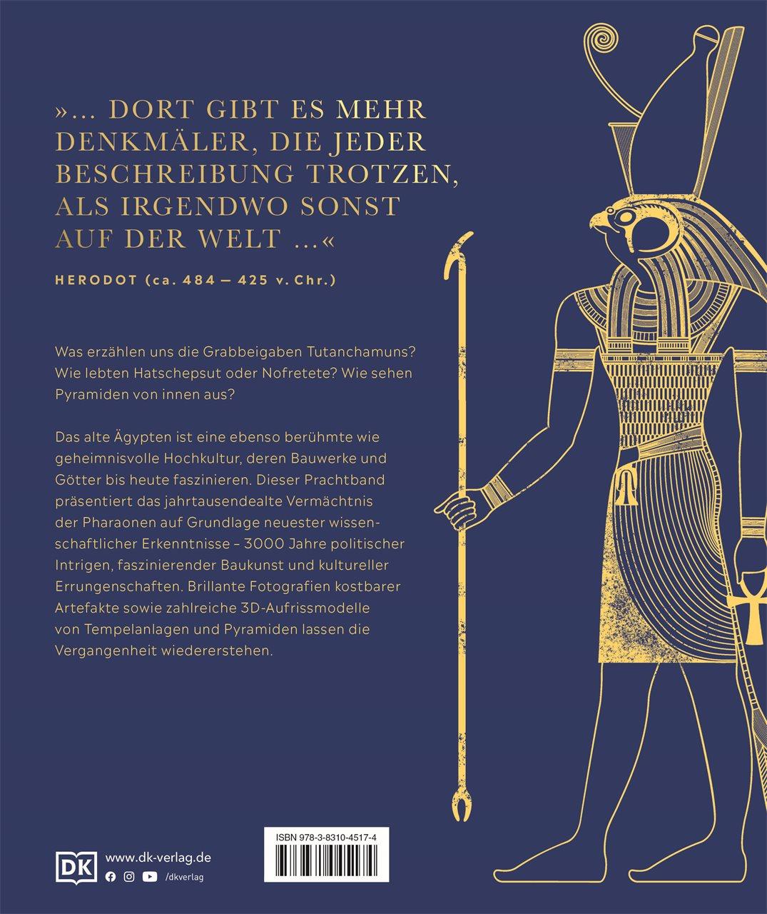 Rückseitencover DK Kulturgeschichte. Das alte Ägypten
