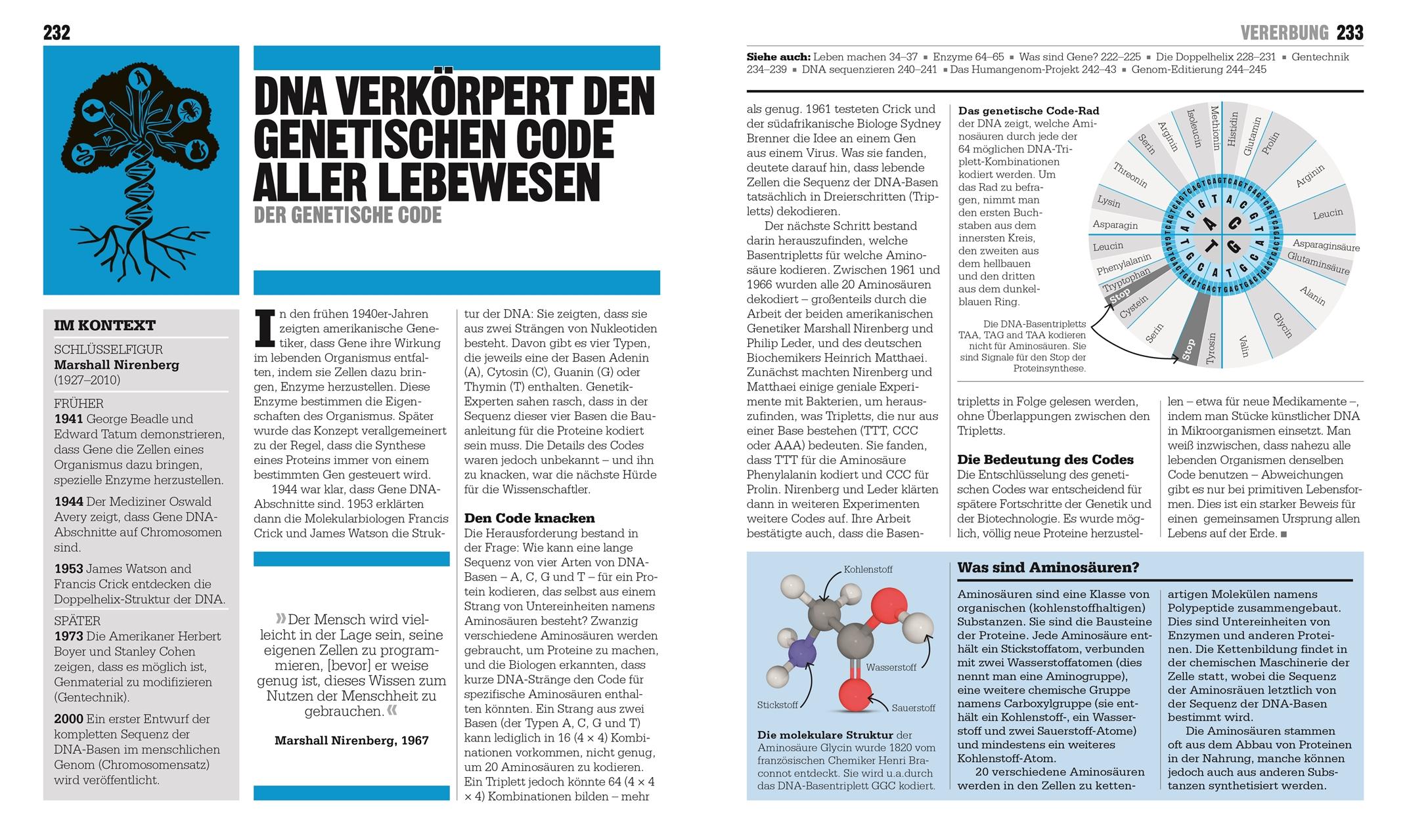 Beispielinhalt (Bild) Big Ideas. Das Biologie-Buch