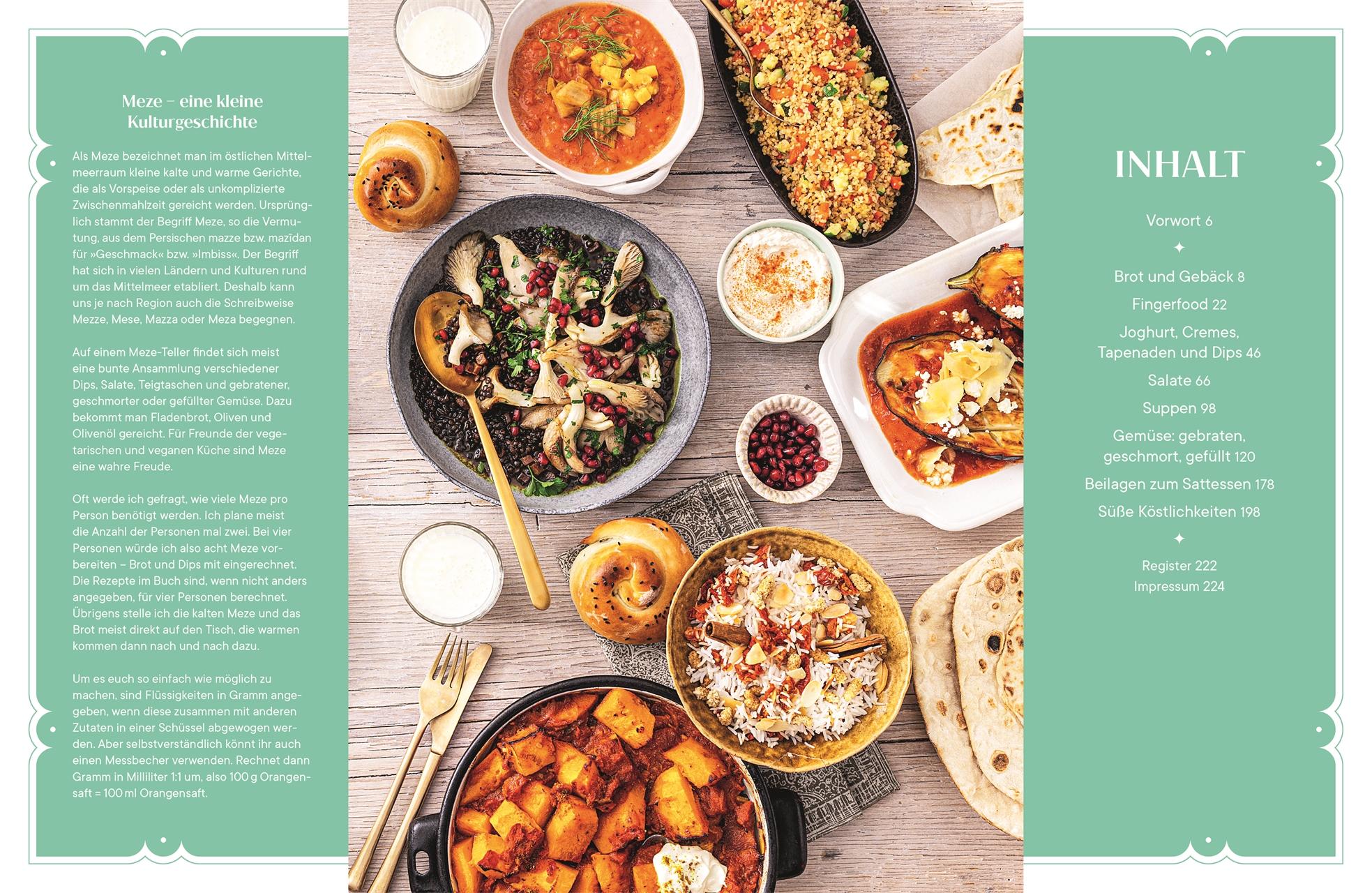 Beispielinhalt (Bild) Meze vegetarisch