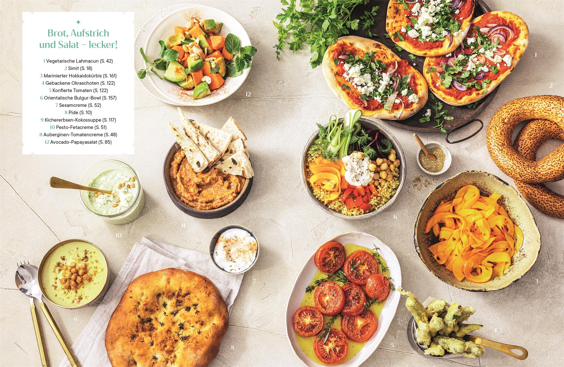 Beispielinhalt (Bild) Meze vegetarisch